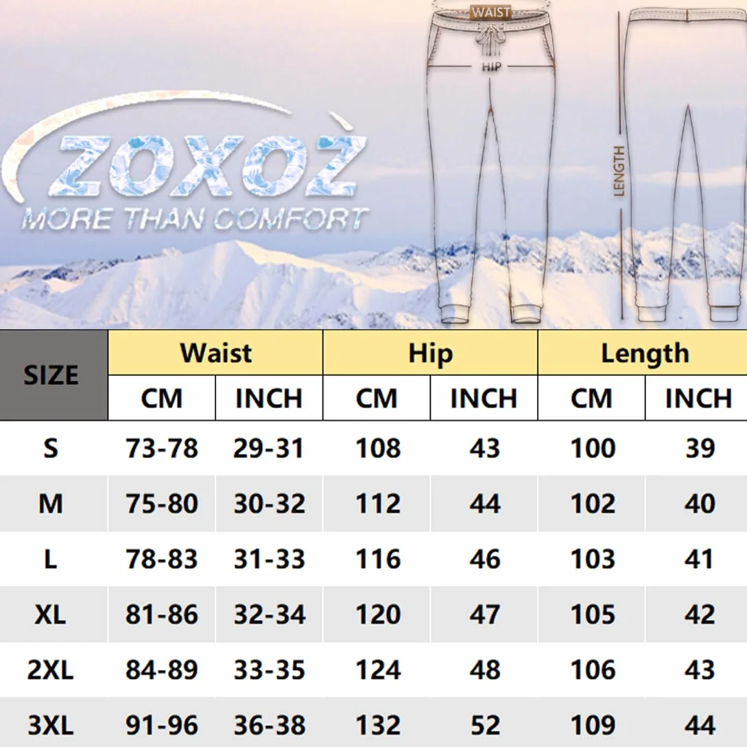 ZOXOZ Pantalones Hombre Casual Chándal Algodón Cintura Elástica