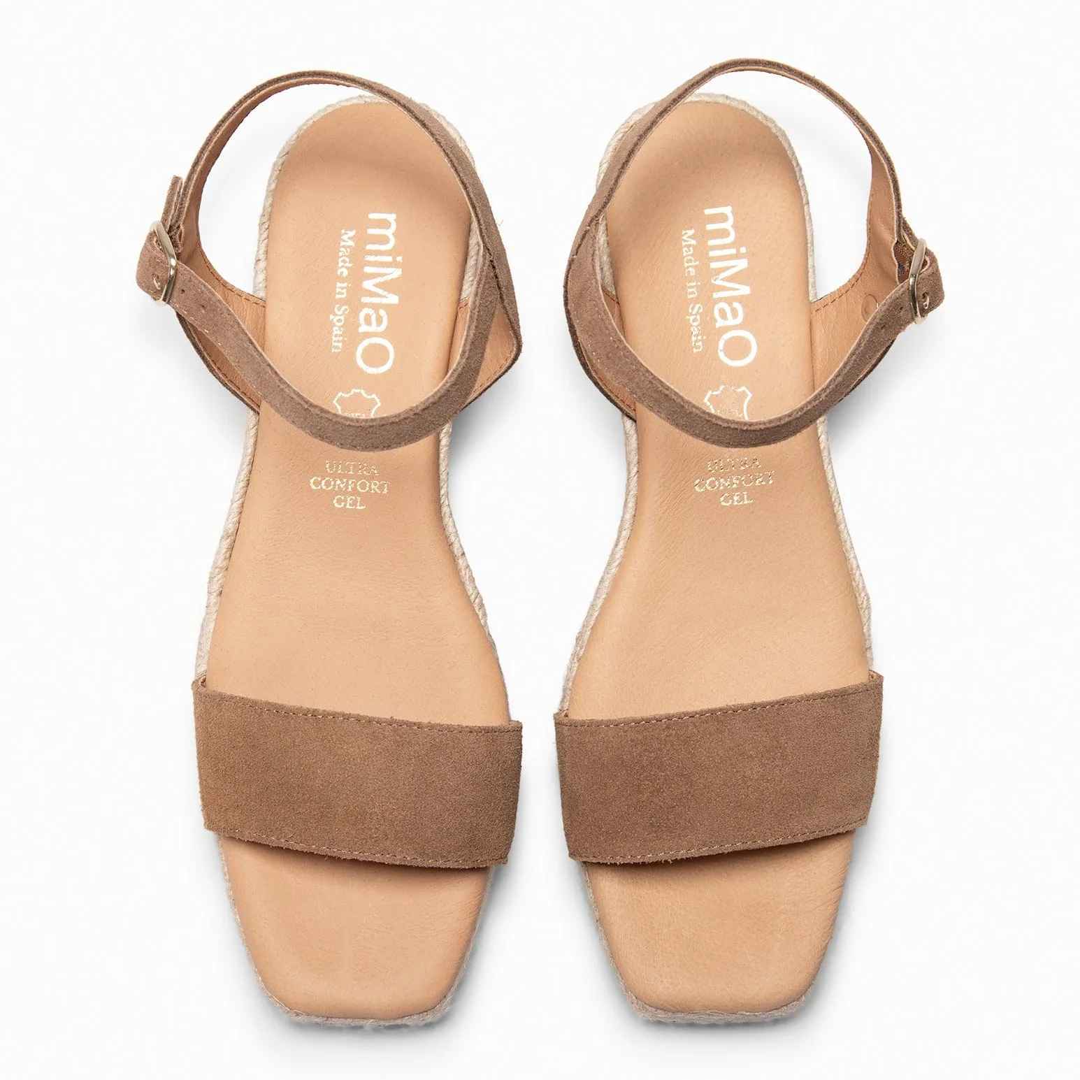 Sandalias de Esparto con Cuña Baja Hechas en España