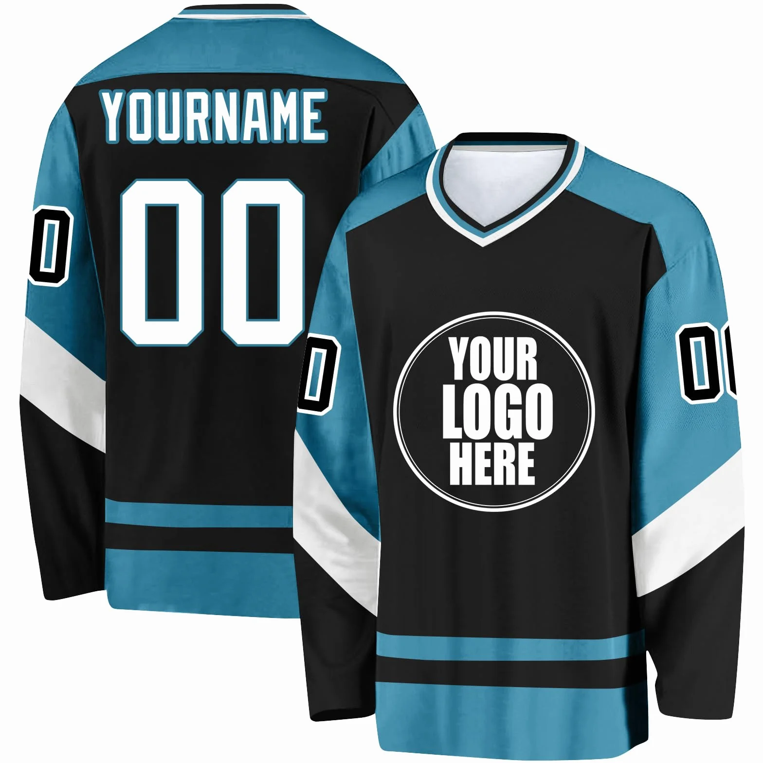 Camisetas de Hockey sobre Hielo Personalizadas con tu Nombre, Equipo y Número