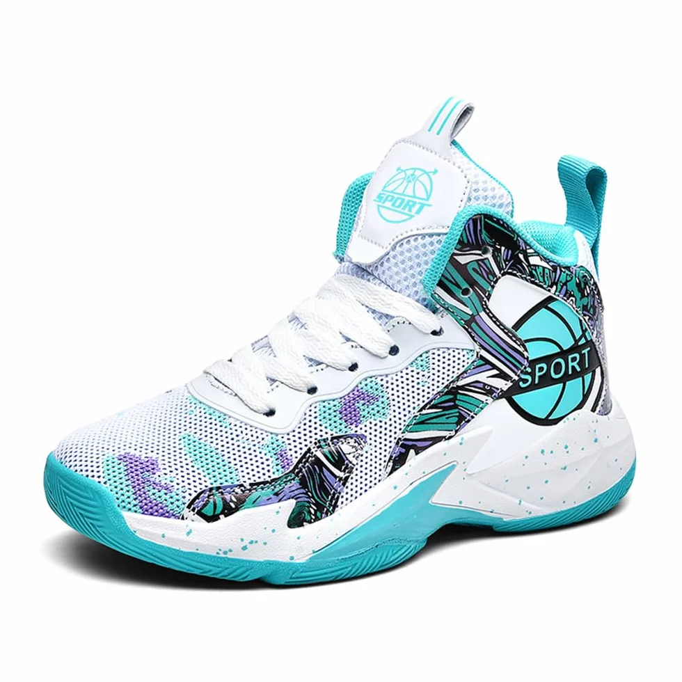 Hixingo Zapatillas de Baloncesto para Niño Niña Unisex Deportivas Casuales