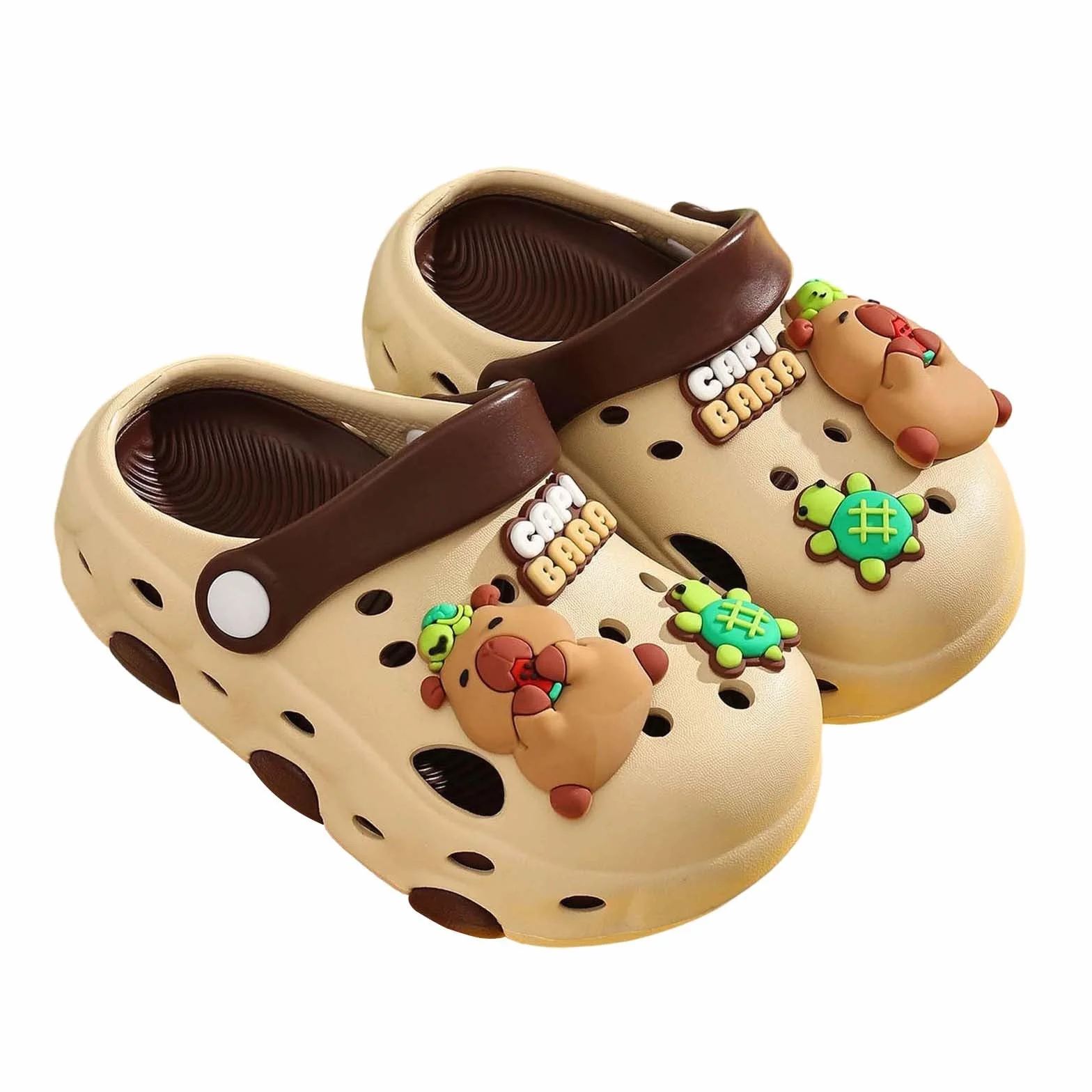 Sandalias Cerradas Niños Capibara Antideslizantes Suela Blanda Playa Verano 3-9 Años