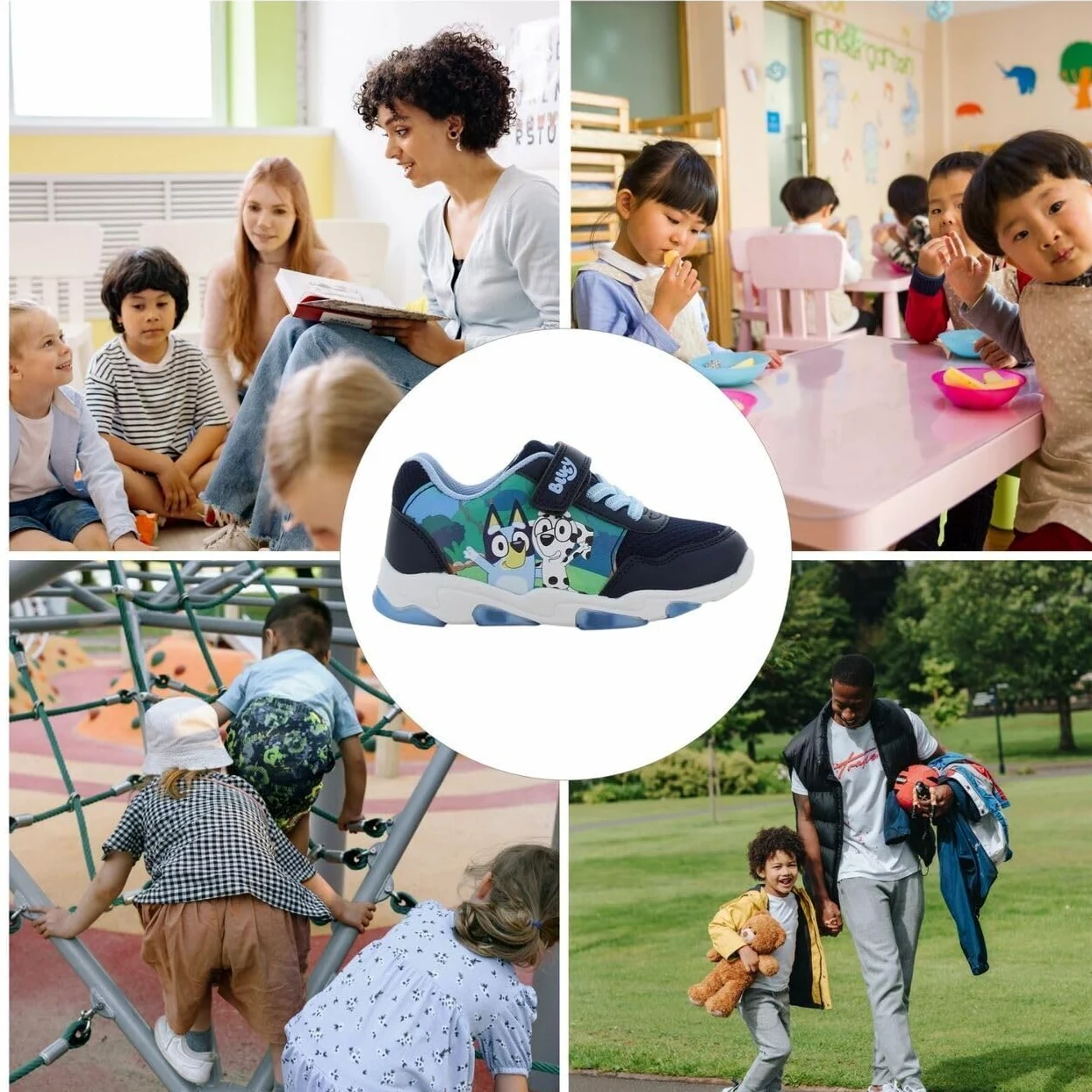 Leomil Bluey Zapatillas Niño con Luces Deportivas | Zapatos para niños, Ligeros y cómodos, Ideal para la escuela y el tiempo libre, BBC, Regalo para Niños