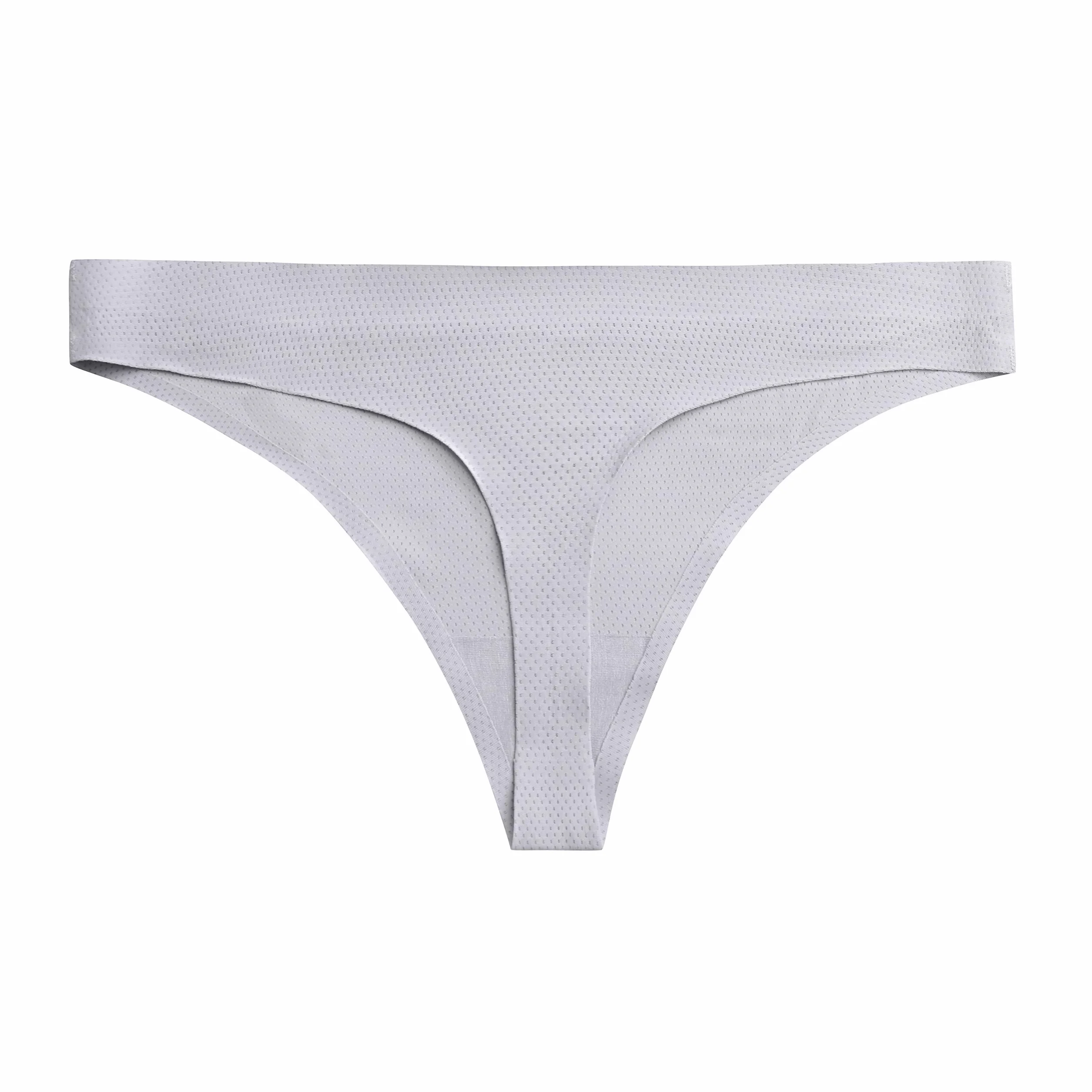 VOENXE Tangas Mujer Sin Costuras Invisibles Ropa Interior Braguitas Brasileñas Multicolor Cómodos Deporte Gym Tanga Suaves Elásticos Seamless Women Thong Underwear Panties Pack 5