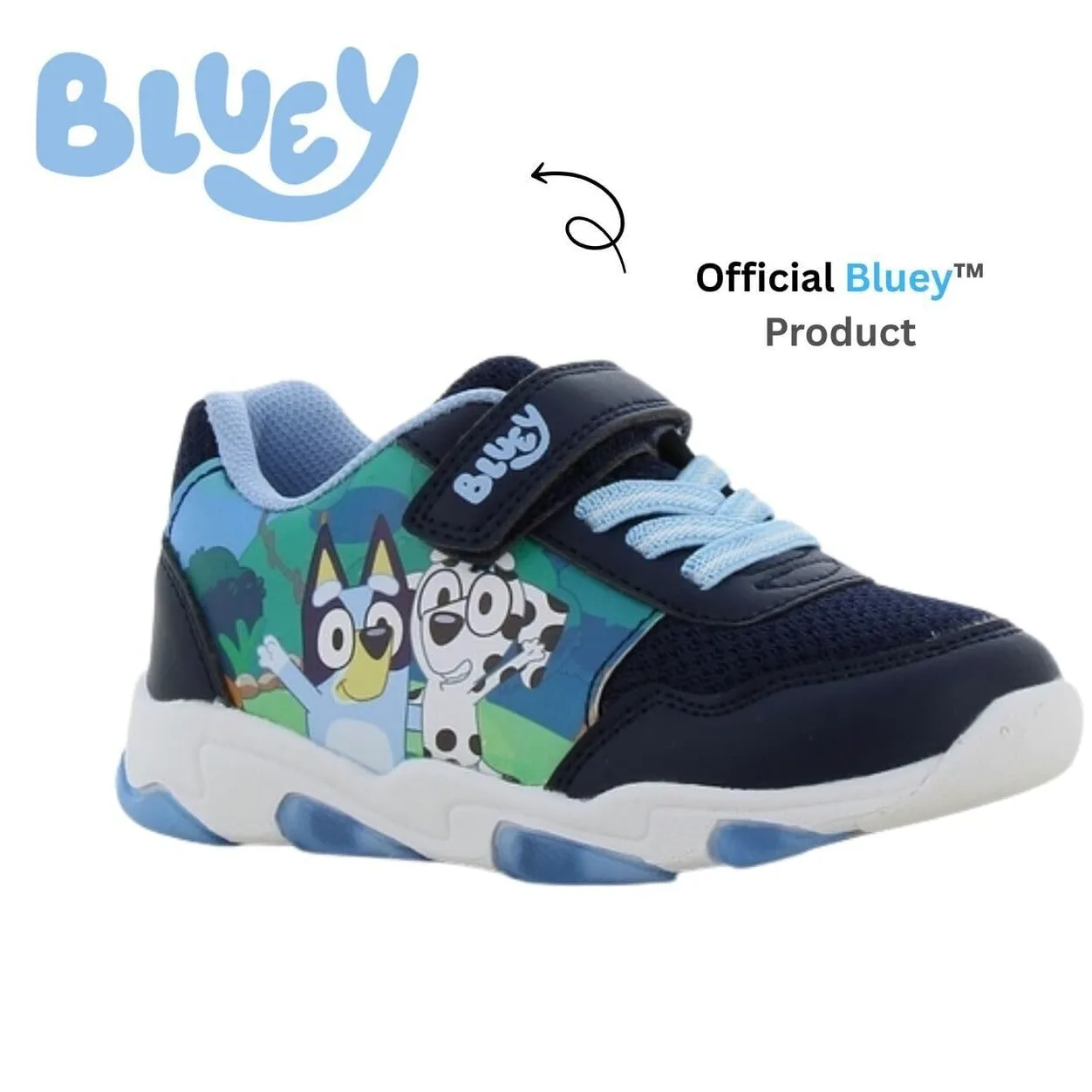 Leomil Bluey Zapatillas Niño con Luces Deportivas | Zapatos para niños, Ligeros y cómodos, Ideal para la escuela y el tiempo libre, BBC, Regalo para Niños
