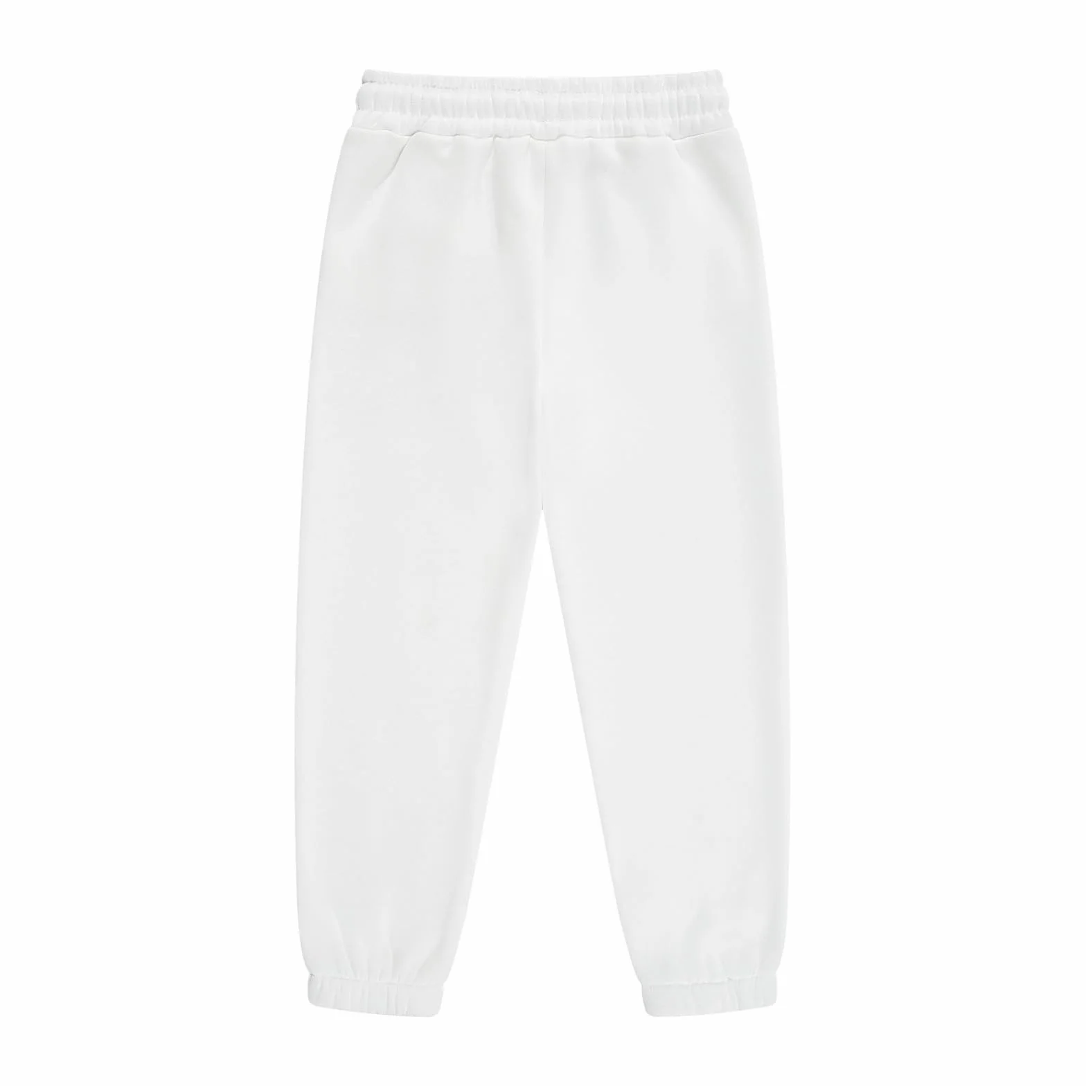 Pantalones de chándal térmicos largos elásticos para niños niñas invierno
