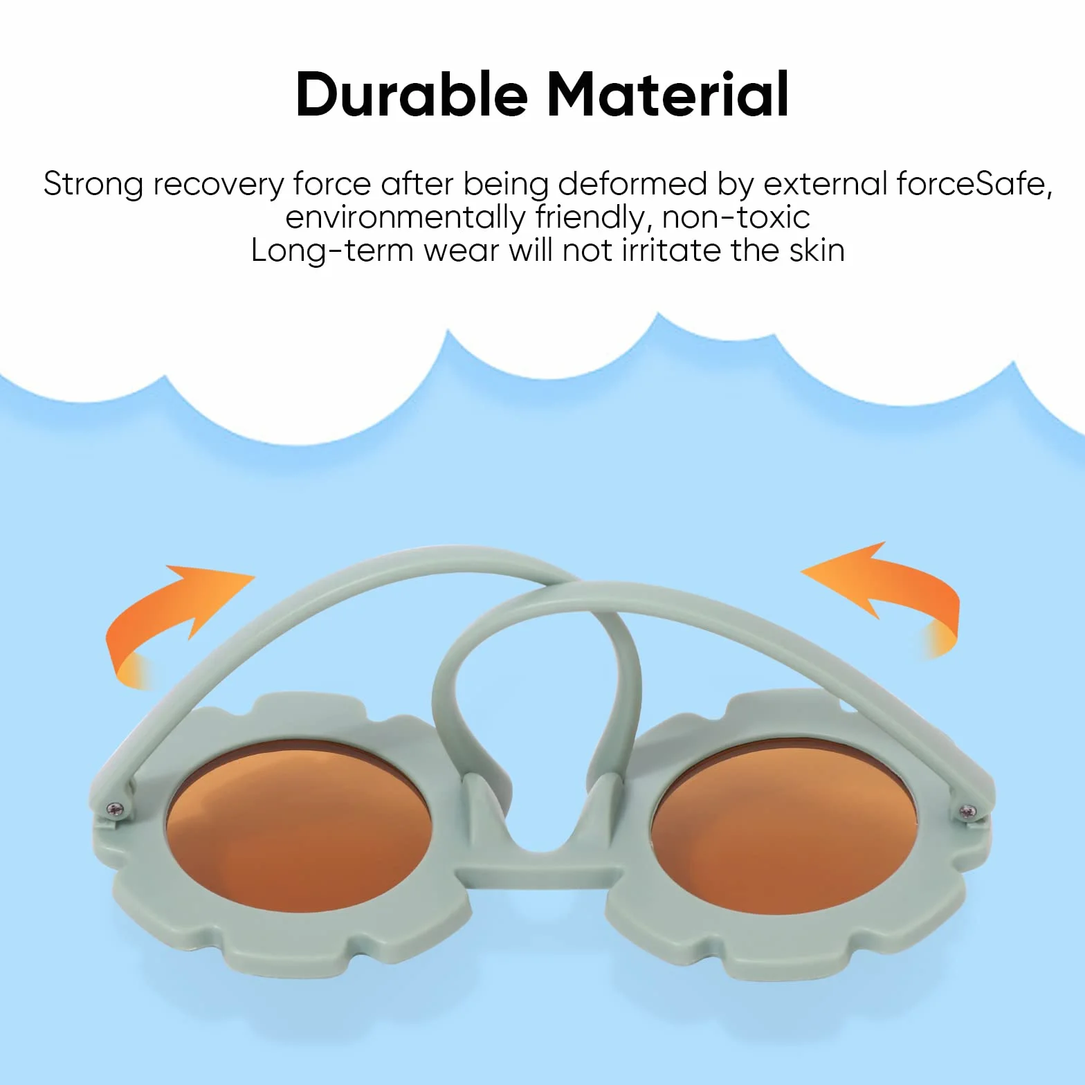 DRESHOW Kids Gafas de Sol Redondas para Niñas Niños