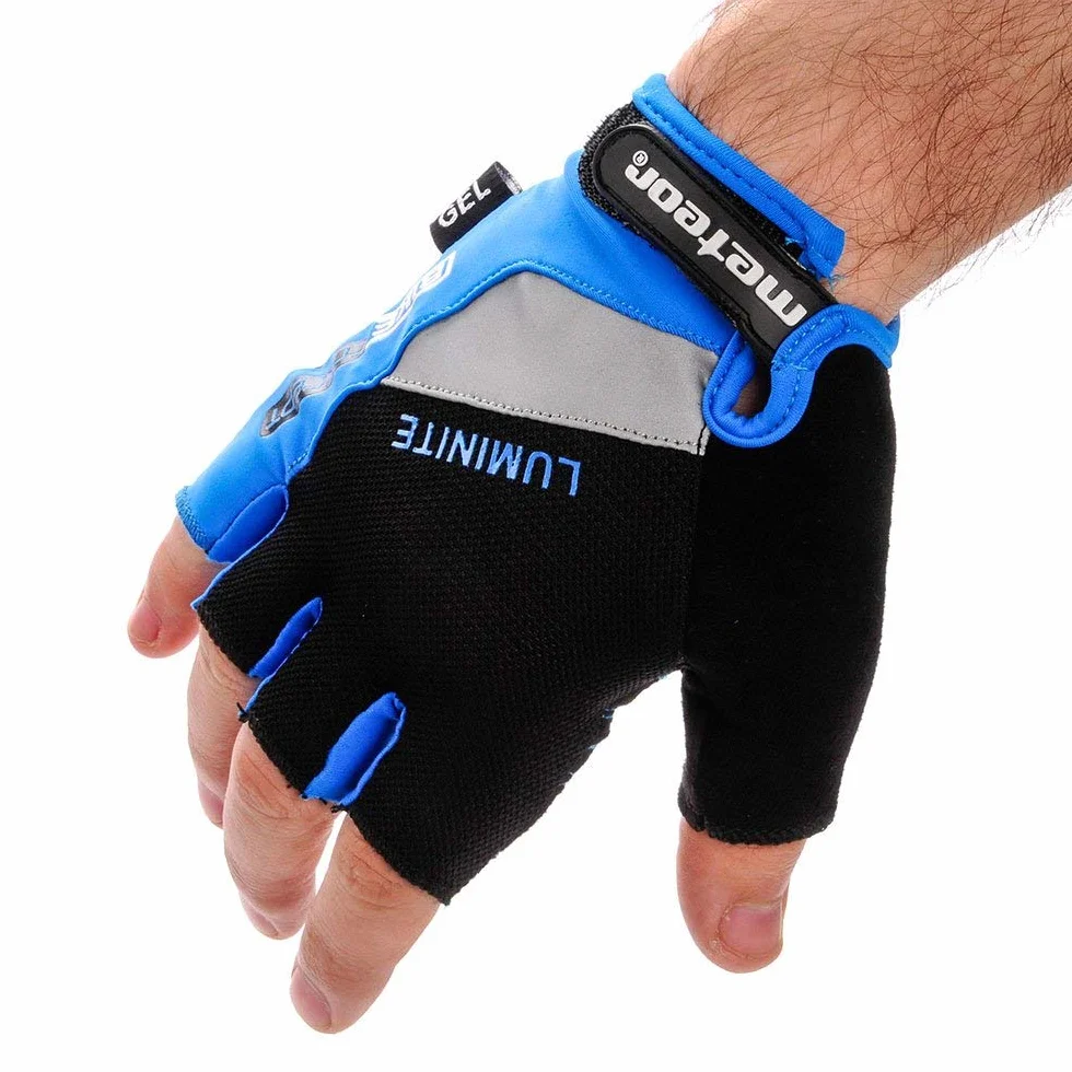 Meteor Guantes Bicicleta MTB BMX Sin Dedos para Niños Juventud Mujer Hombre GX