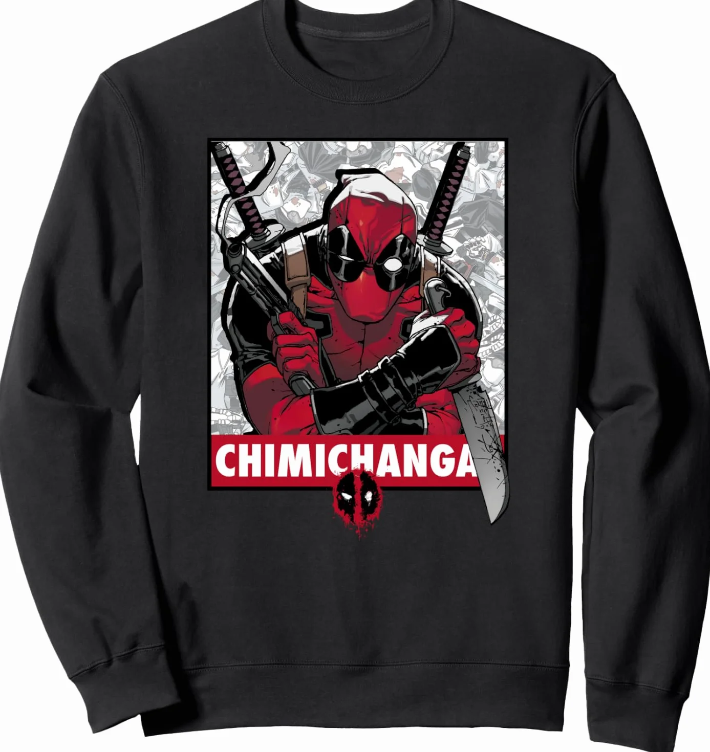 Marvel Deadpool Chimichangas Poster Sudadera