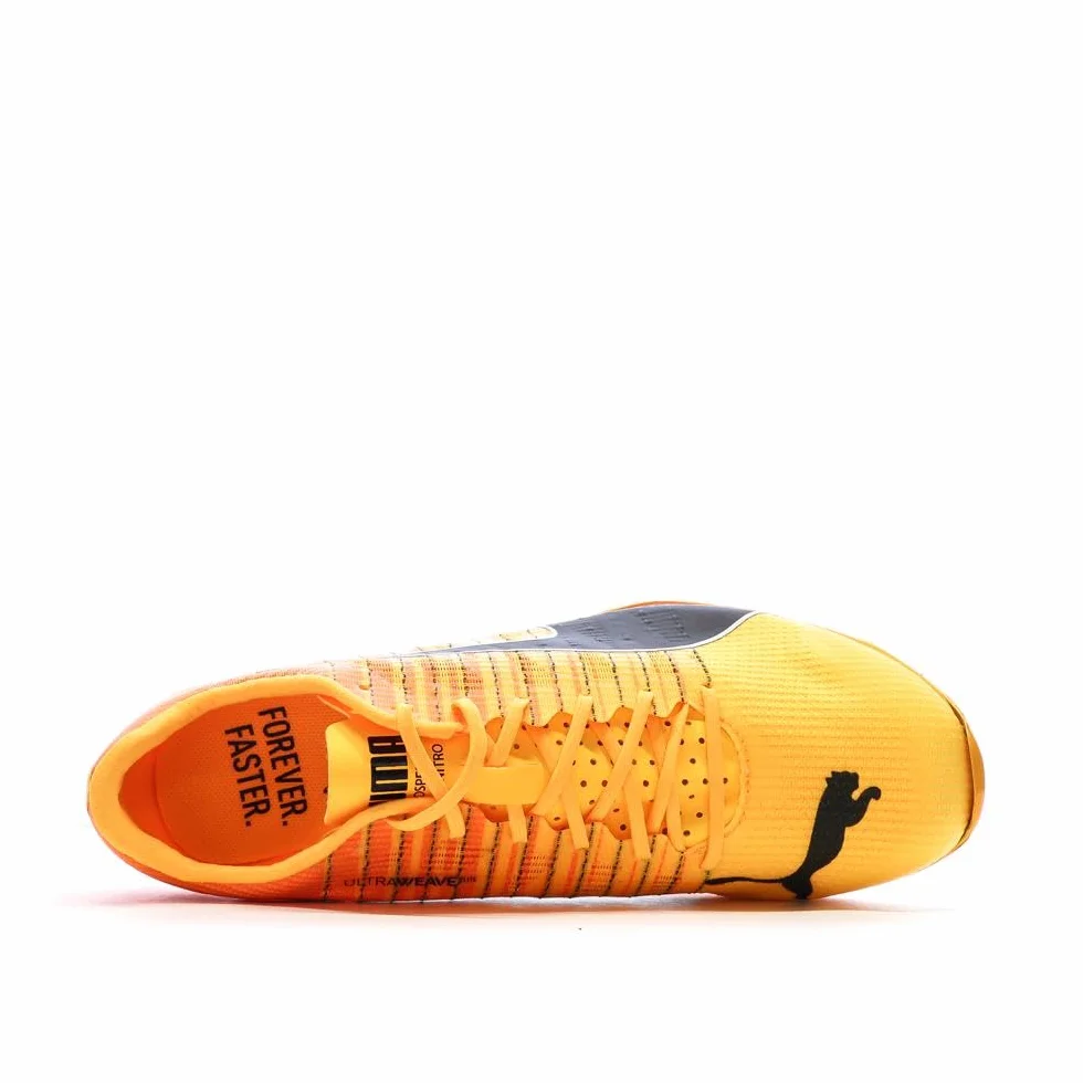 PUMA Zapatos de Atletismo Naranja Rosa Unisex Evospeed Sprint Nitro 2
