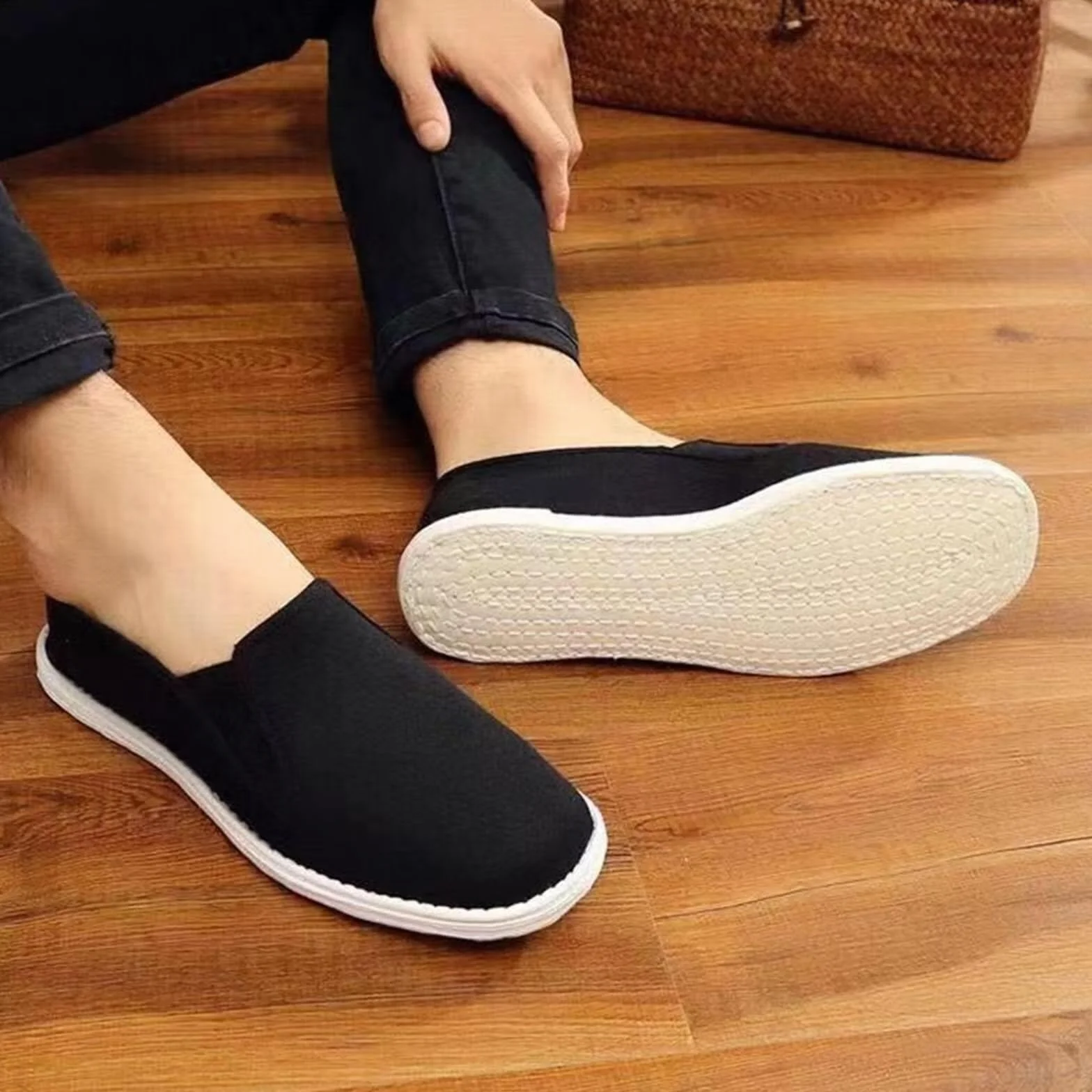 Zapatillas de Kung Fu y Tai Chi de tela de algodón