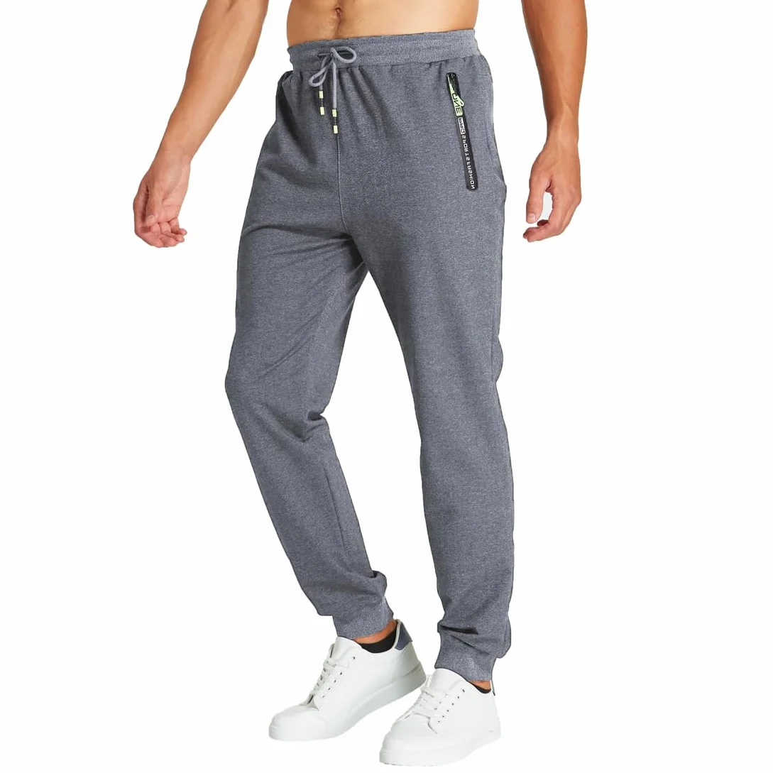 ZOXOZ Pantalones Hombre Casual Chándal Algodón Cintura Elástica