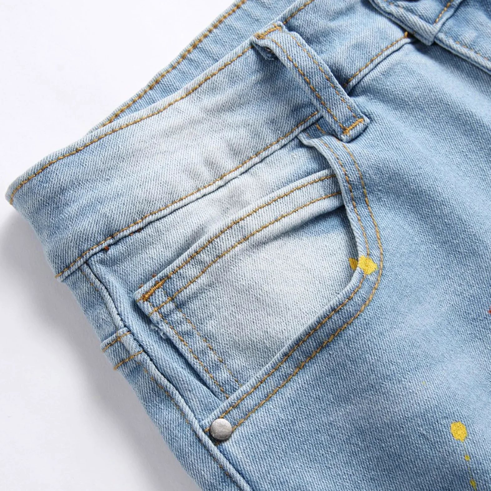 Vaqueros Deportivos Niño, Pantalones Vaqueros de Moda Urbana para Niño Confortables y Elásticos Temporada Primavera Otoño