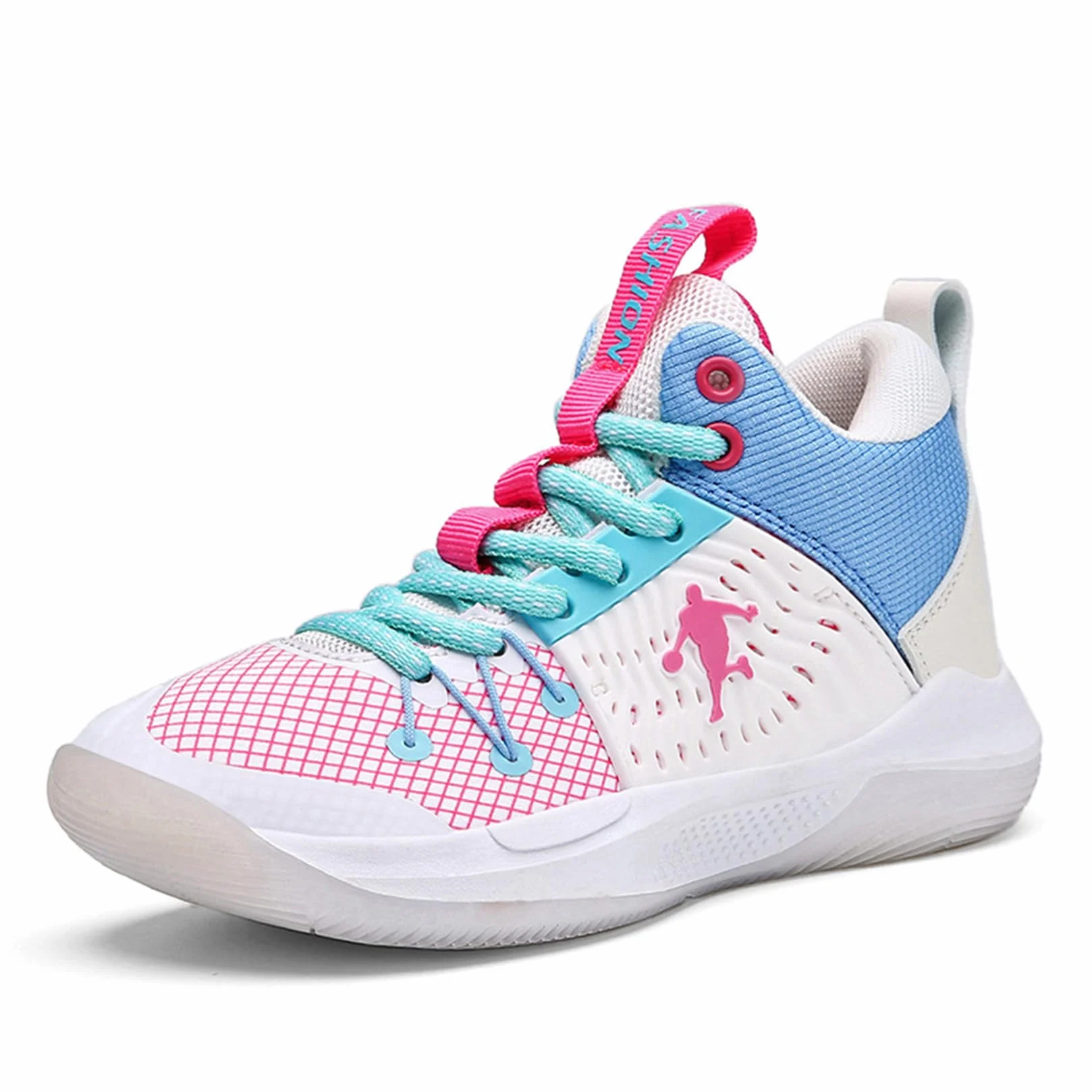 Zapatillas De Baloncesto para Niños Deportivas Interiores para Niñas Correr Al Aire Libre 36 EU Pink