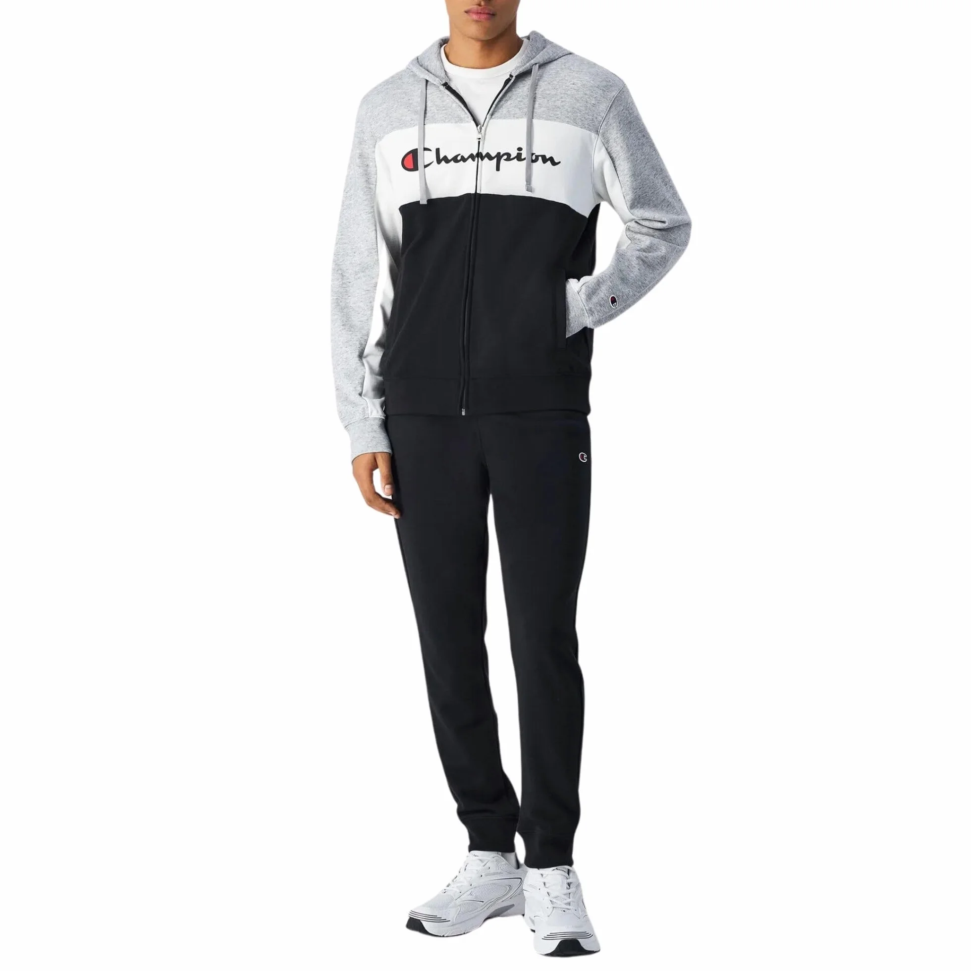 Champion Legacy Full Zip Sweatsuit with Large Logo Chándal Hombre