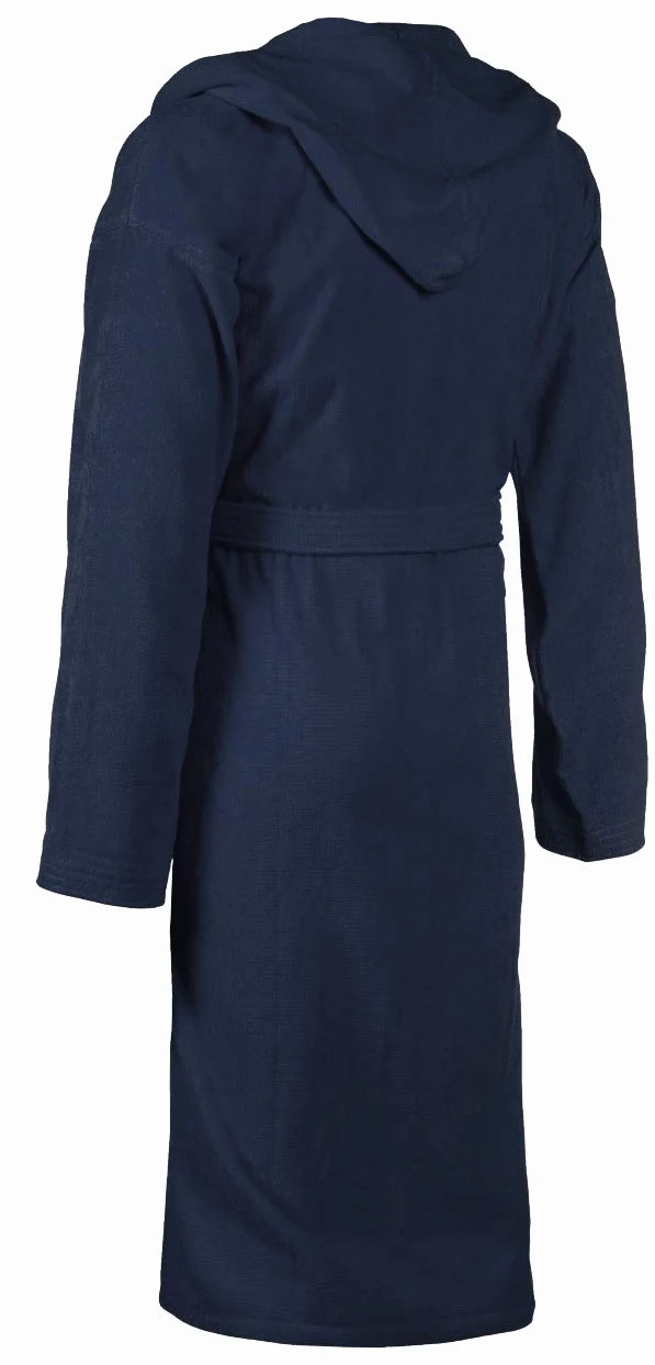 arena Zeppelin Light Albornoz de Algodón para Hombre y Mujer, Albornoz de Algodón con Capucha y Bolsillos, Albornoz Unisex de Esponja, Cómodo y Ligero