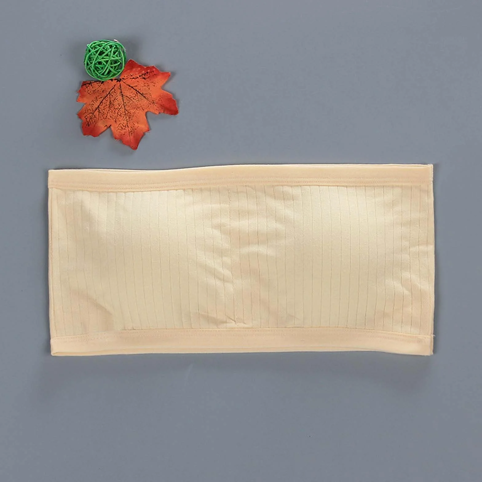 Top sin Costuras sin Tirantes para niñas con Acolchado Integrado, Transpirable y Absorbente del Sudor