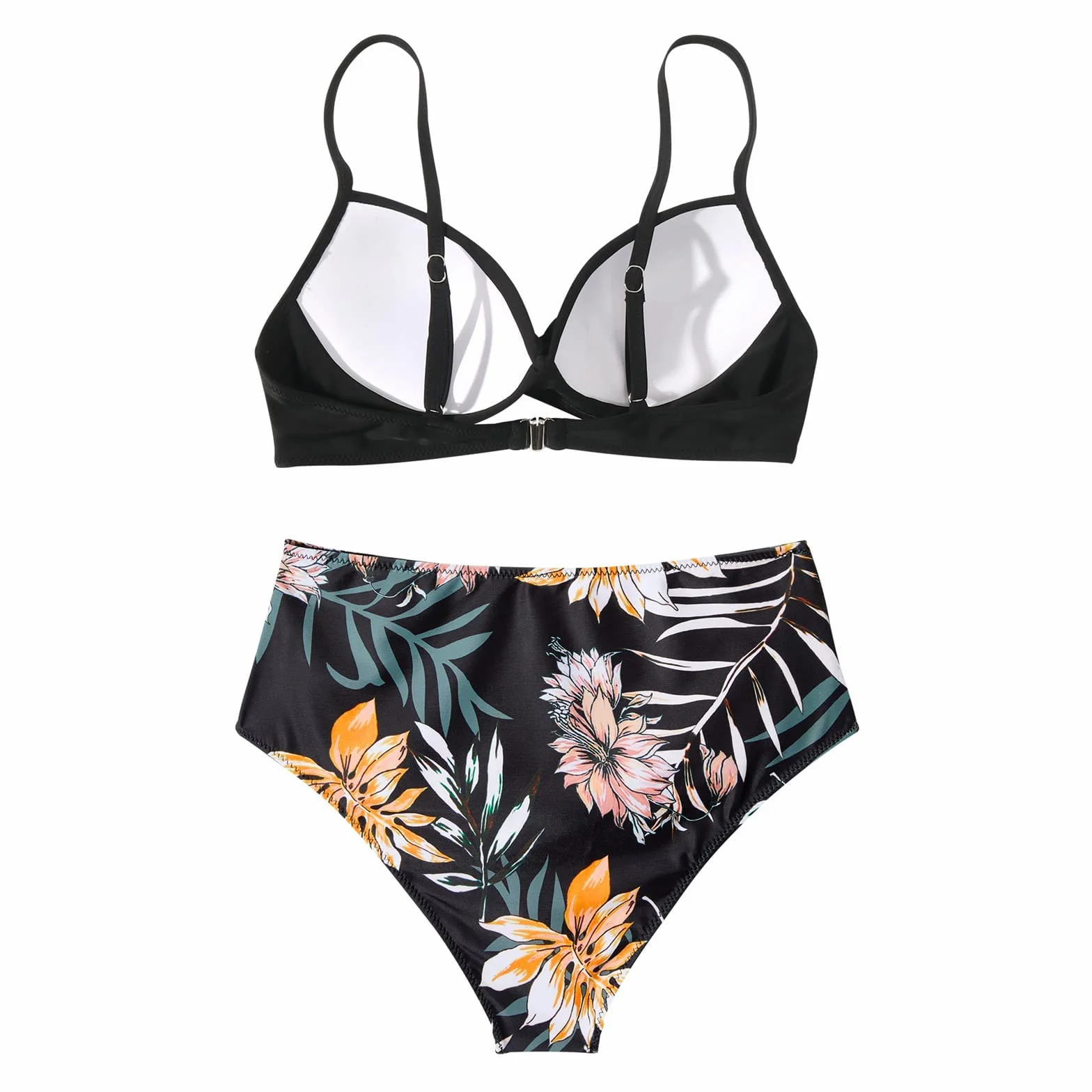 Conjuntos De Bikini Mujer Trajes De Baño Dos Piezas Cintura Alta Push Up