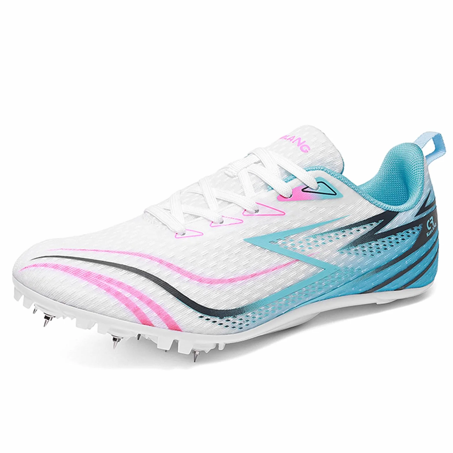 Zapatillas de Atletismo con 8 Clavos para Correr Saltar Competir