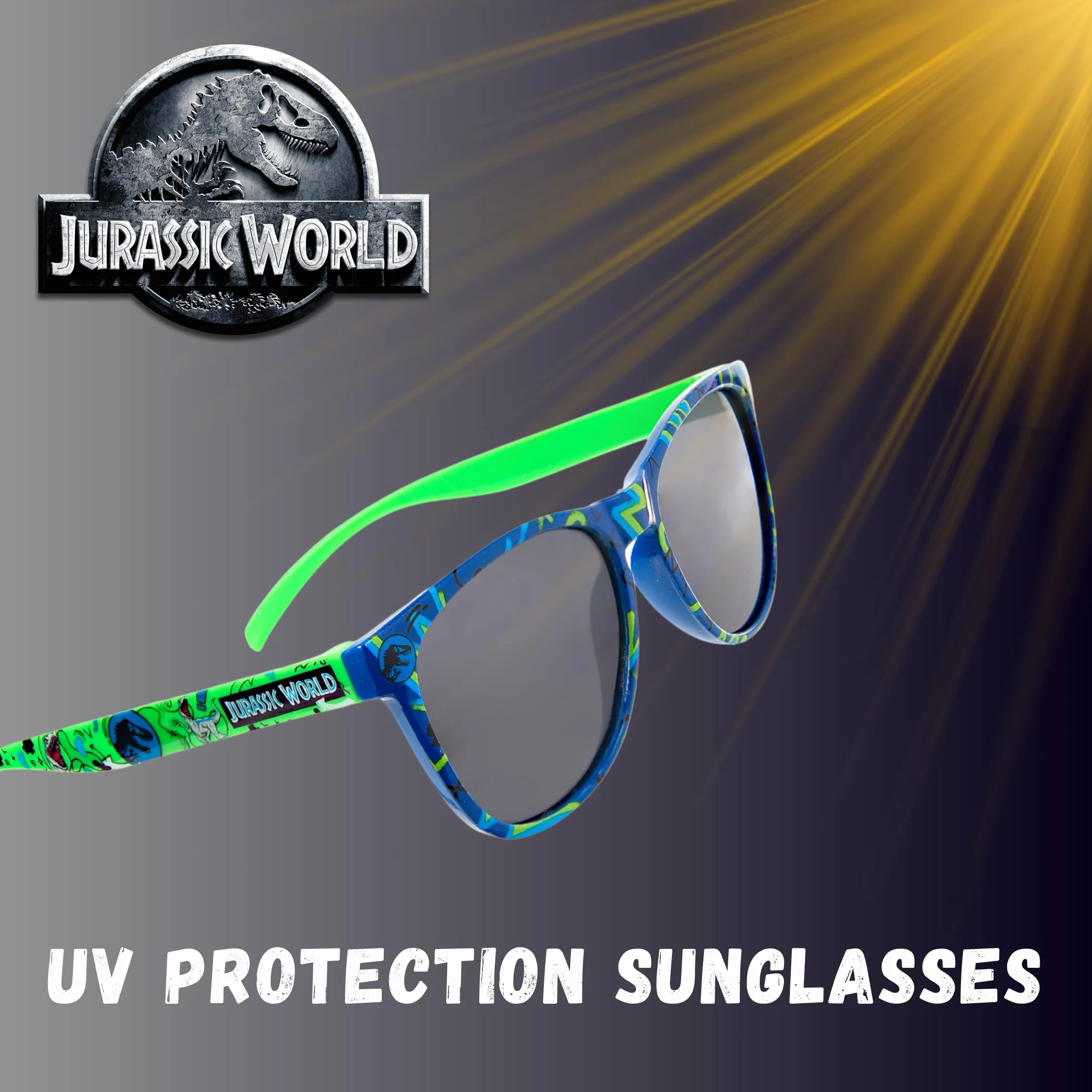 Gorra y Gafas de Sol Jurassic World para Niños Protección UV Verano