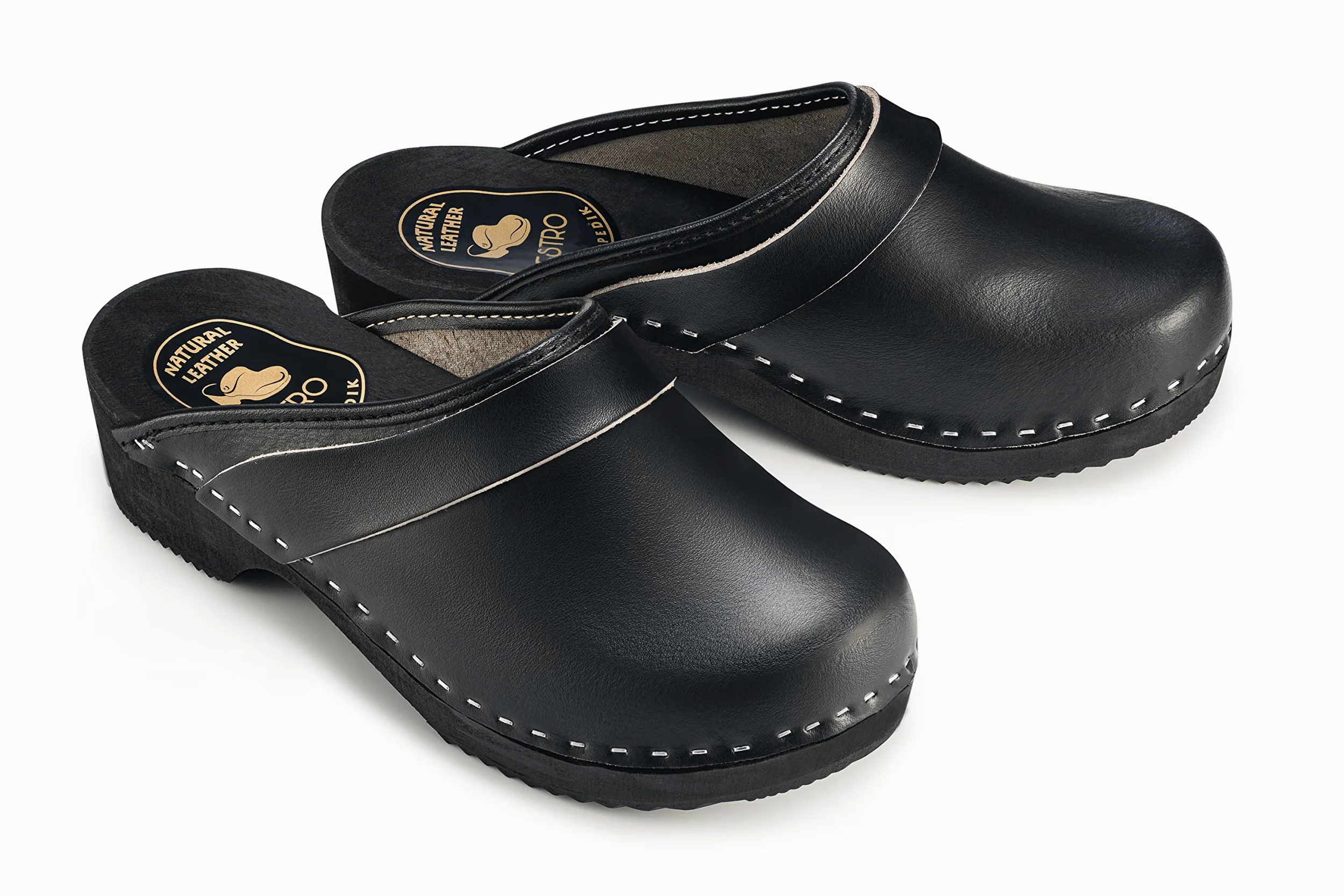 ESTRO Zuecos para Mujer Calzado Hombre Sanitario De Madera De Trabajo CDL07