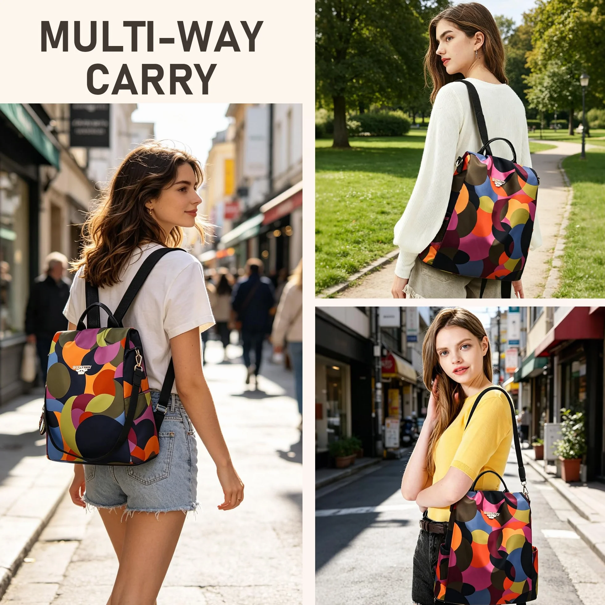 Mochila impermeable para mujer