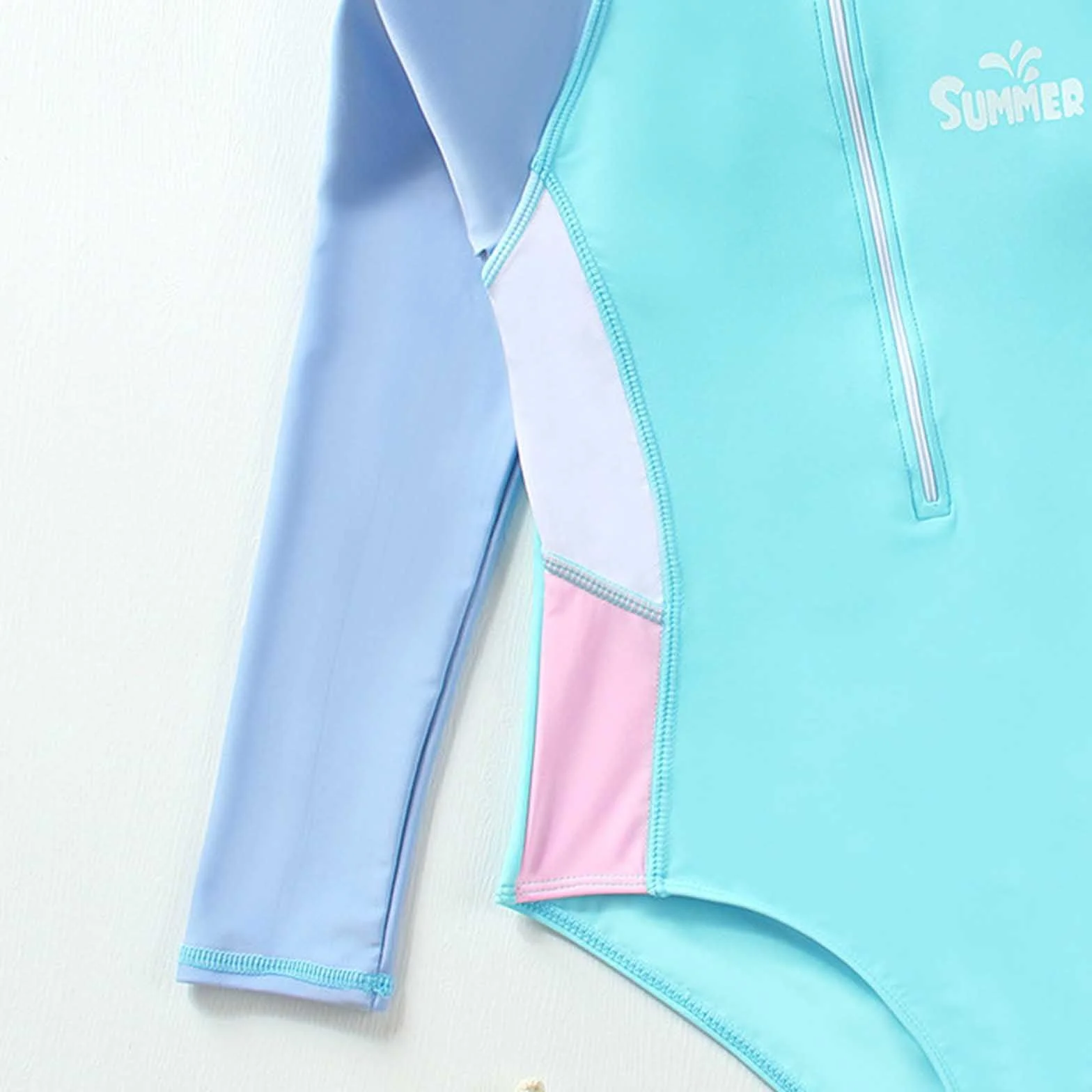 Camisetas de manga larga para niñas 7-13 años Surf Natación Playa Protección Solar