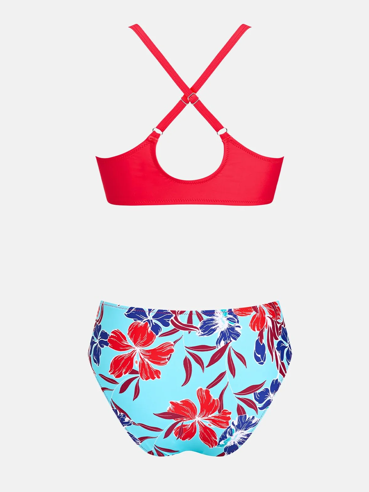 CUPSHE Bikini Ajustable Estampado Floral Mujer Traje Baño Dos Piezas