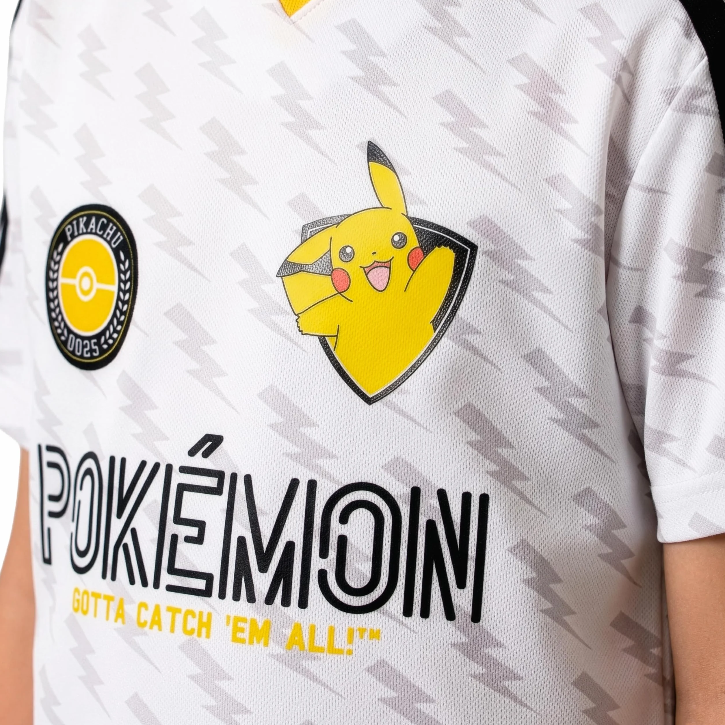 Pokémon Camiseta De Fútbol Oversize Niño Pikachu Jersey