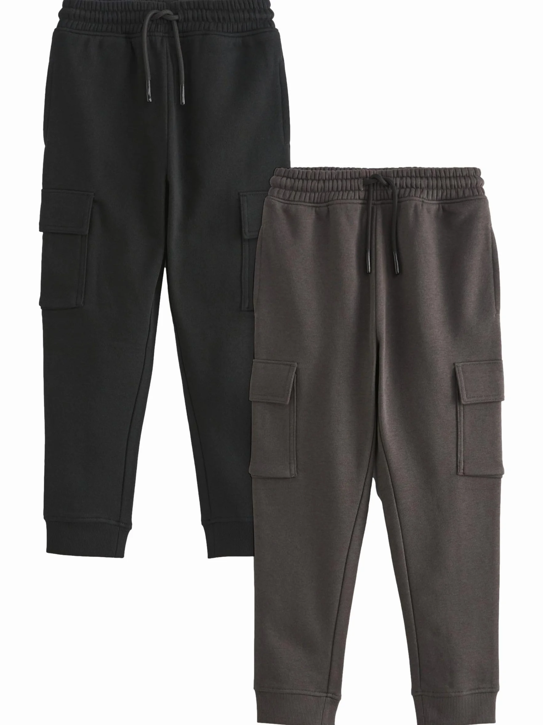 NEXT Niños Pack de 2 Pantalones de chándal Cargo Corte Slim