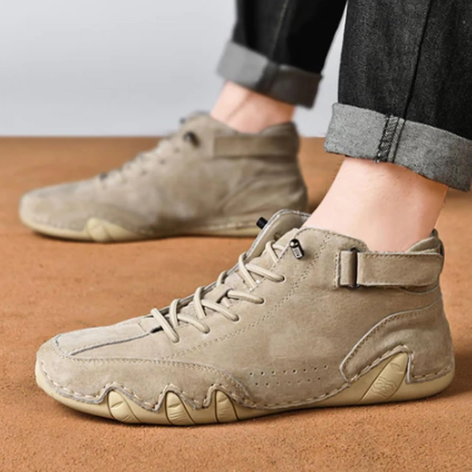 Nevova Zapatos ortopédicos de invierno impermeables para hombre, apoyo del arco del pie