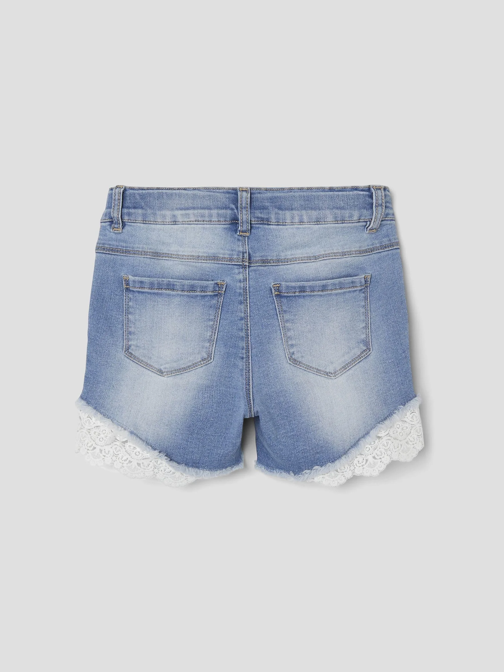 IT Nkfsalli Slim Dnm Shorts Pantalones Cortos de Jean Niñas