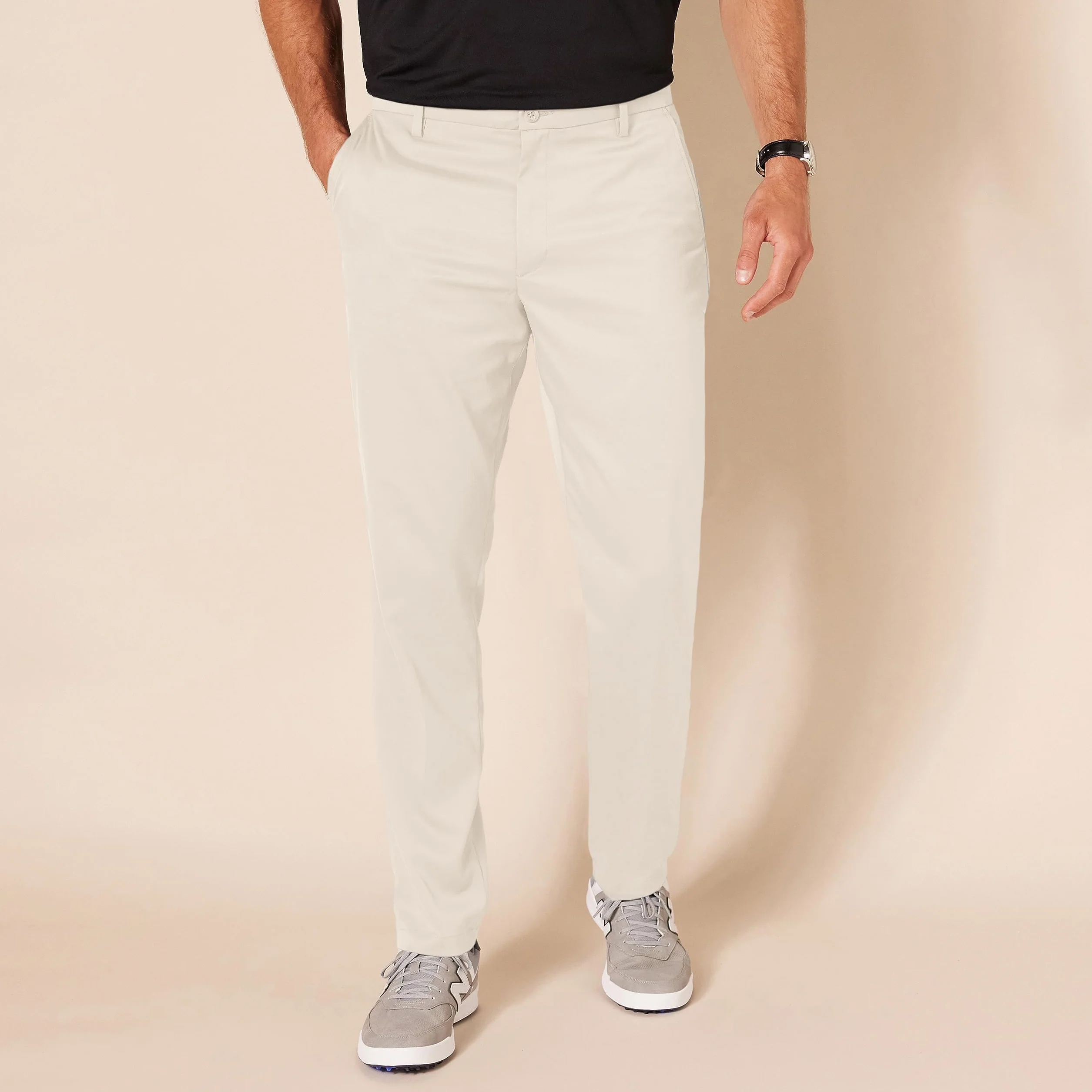 Amazon Essentials Pantalones de Golf Elásticos Corte Ajustado Hombre