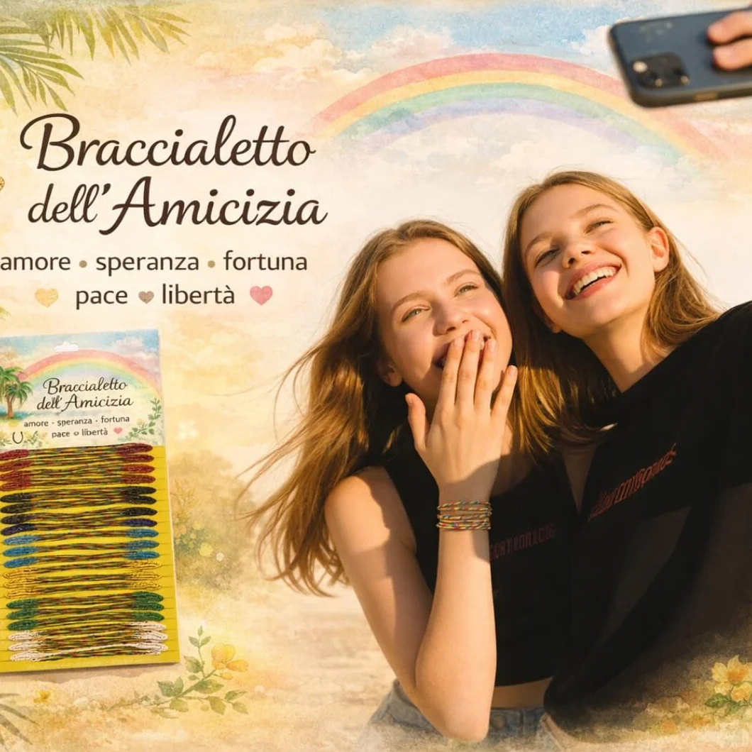 Pulseras Brasileñas de la Amistad Juego de 100 Piezas Multicolor Entrelazadas Amuleto de Buena Suerte