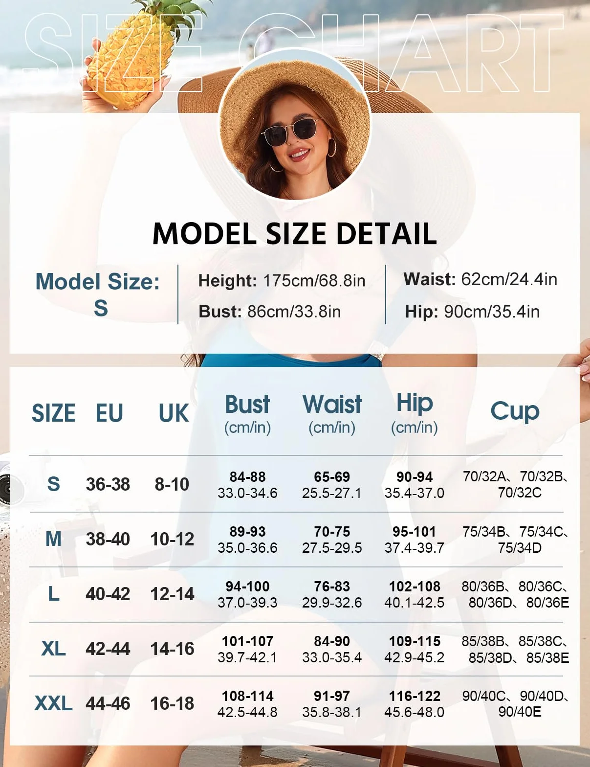 Nadeer Tankini Mujer Reductor Barriga 2 Piezas Push Up Volantes Conjunto Bikini Relleno Cintura Alta Piscina Playa Verano