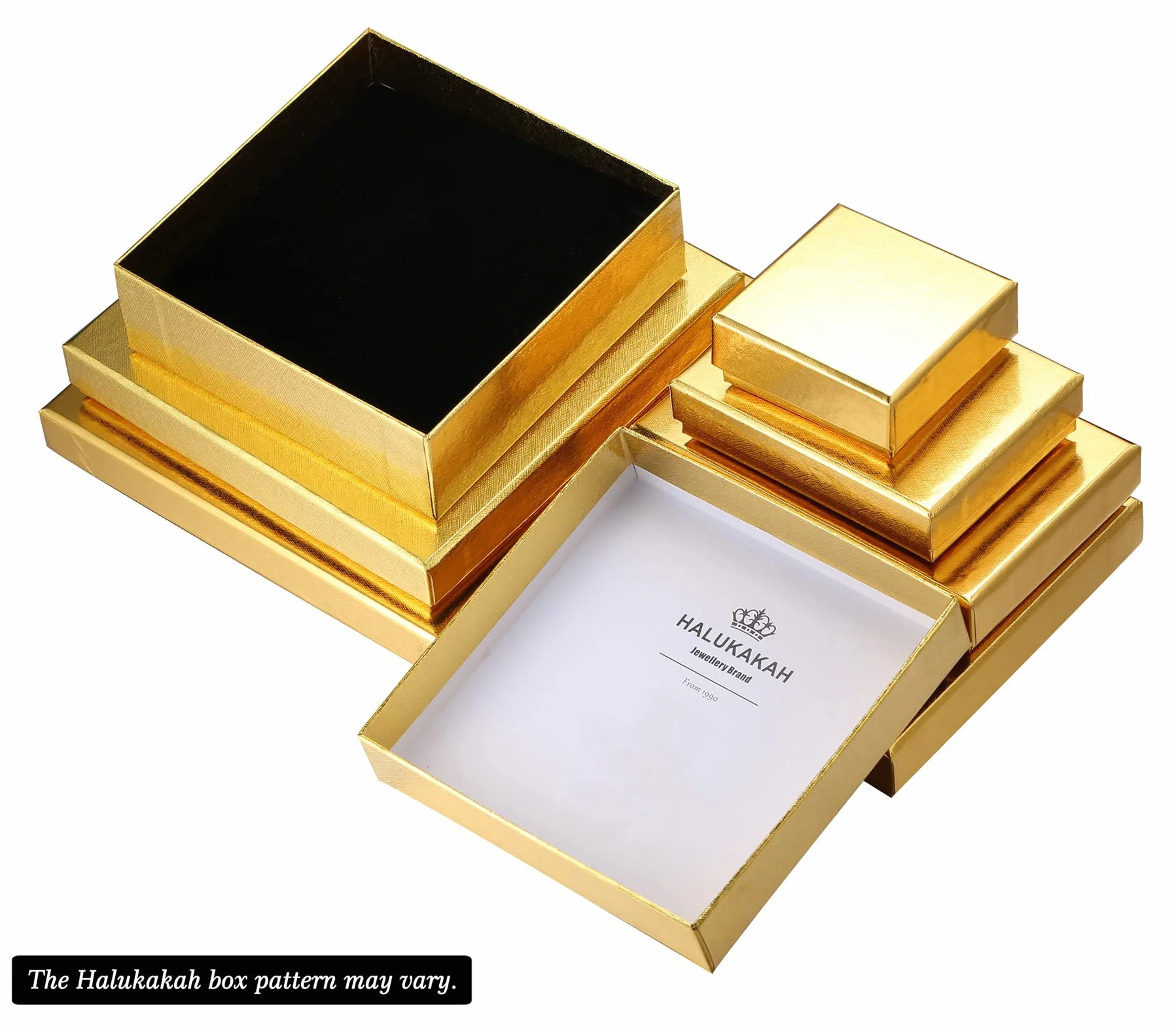 Solo Junior Pulsera de Cuero Marrón/Negro Clásico 6-15 Años Cierre Magnético Titanio Dorado/Plata/Negro 7"+0.7"(18+1.5cm) Caja de Regalo
