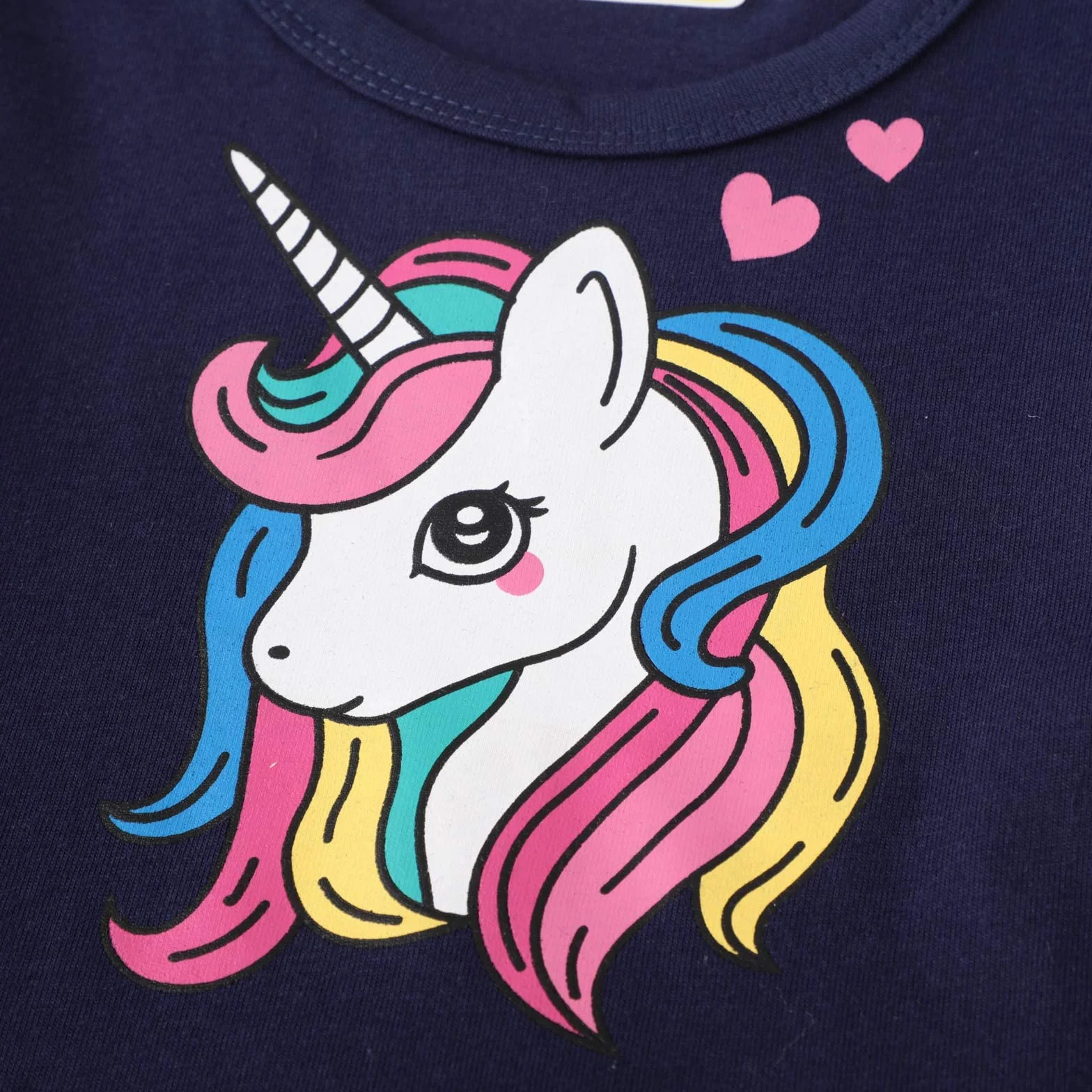 Vestido Niña Unicornio Algodón Lentejuelas Tul Cuello Redondo Vestidos Princesa Fiesta Verano Talla 2-7 Años