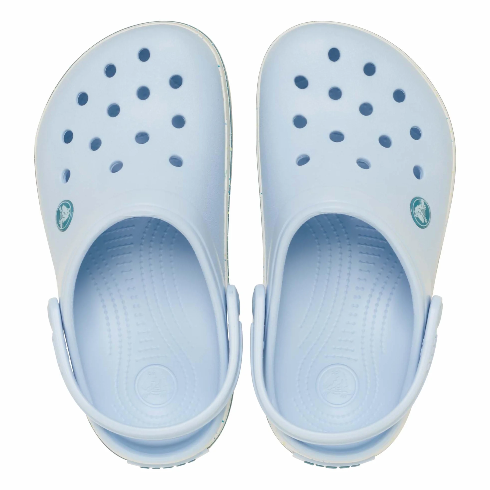 Crocs Crocband Speckled Band Clog K Zuecos Unisex niños Azul Escarcha 34/35 EU