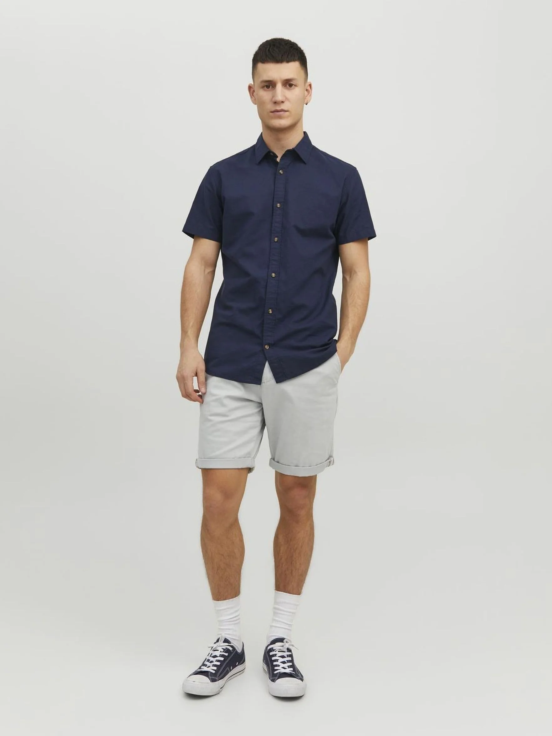 JACK & JONES Jjibowie Jjshorts Solid Bermudas para Hombre