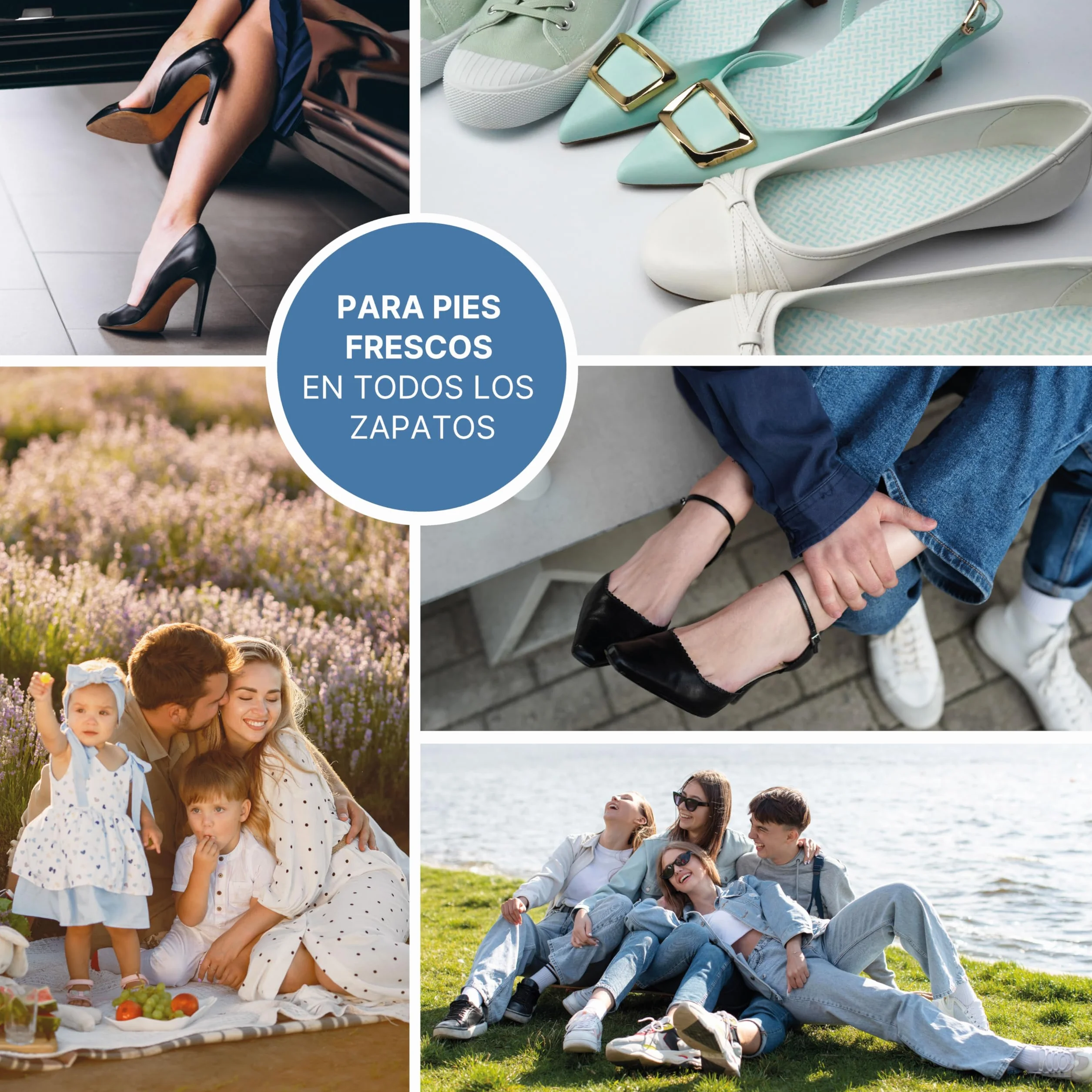 Biped Fresh Clean Breeze Plantillas Refrescantes 8 Pares Extrafinas Contra Mal Olor