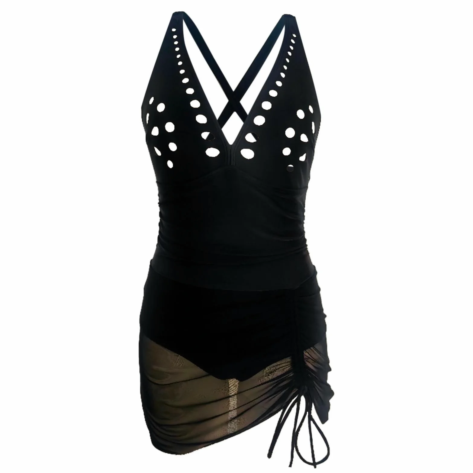 Bañadores Mujer Natacion - Traje de Baño Mujer Una Pieza Bañador Reductor Vientre Plano Trajes de Baño Sexy Monokin Talle Alto Swimwear Moda Swimsuits Surf