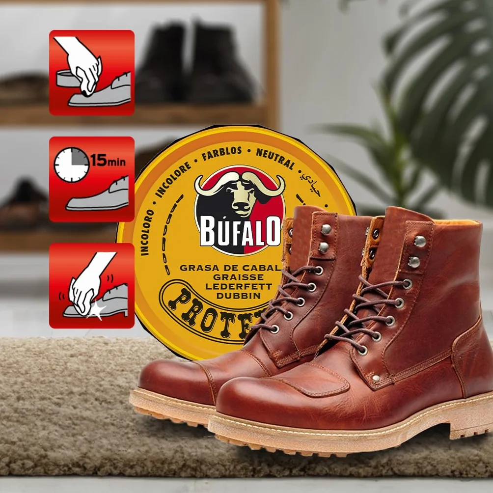 Búfalo Protexol Grasa de Caballo Lata Nº 3 Incoloro 75 Ml