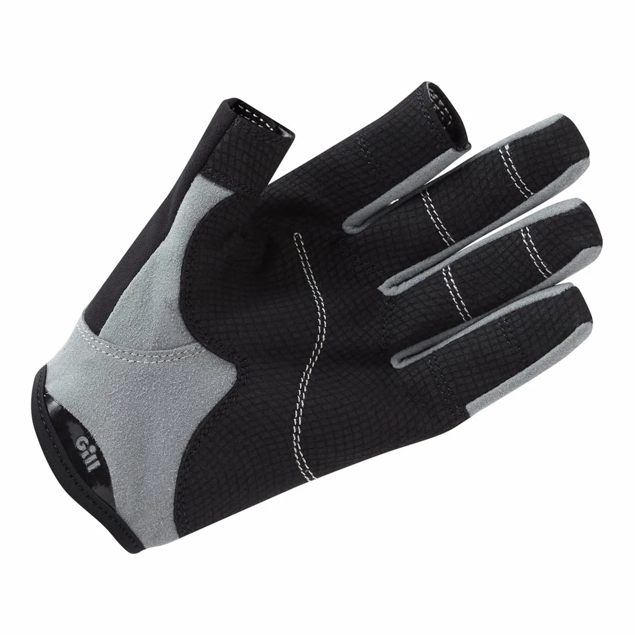 Gill Guantes Deckhand Hombre Dedo Largo Negro