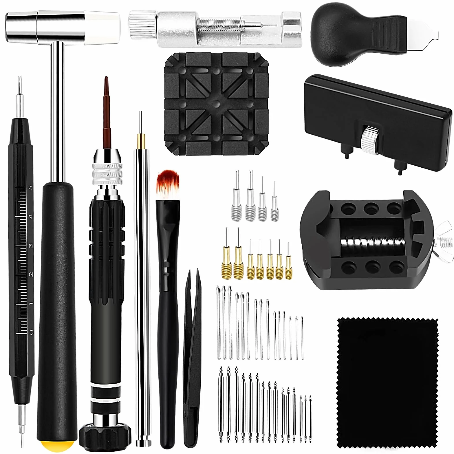 Kit Herramientas Relojero Destornillador Ajusta Correa Abrir Relojes Accesorios