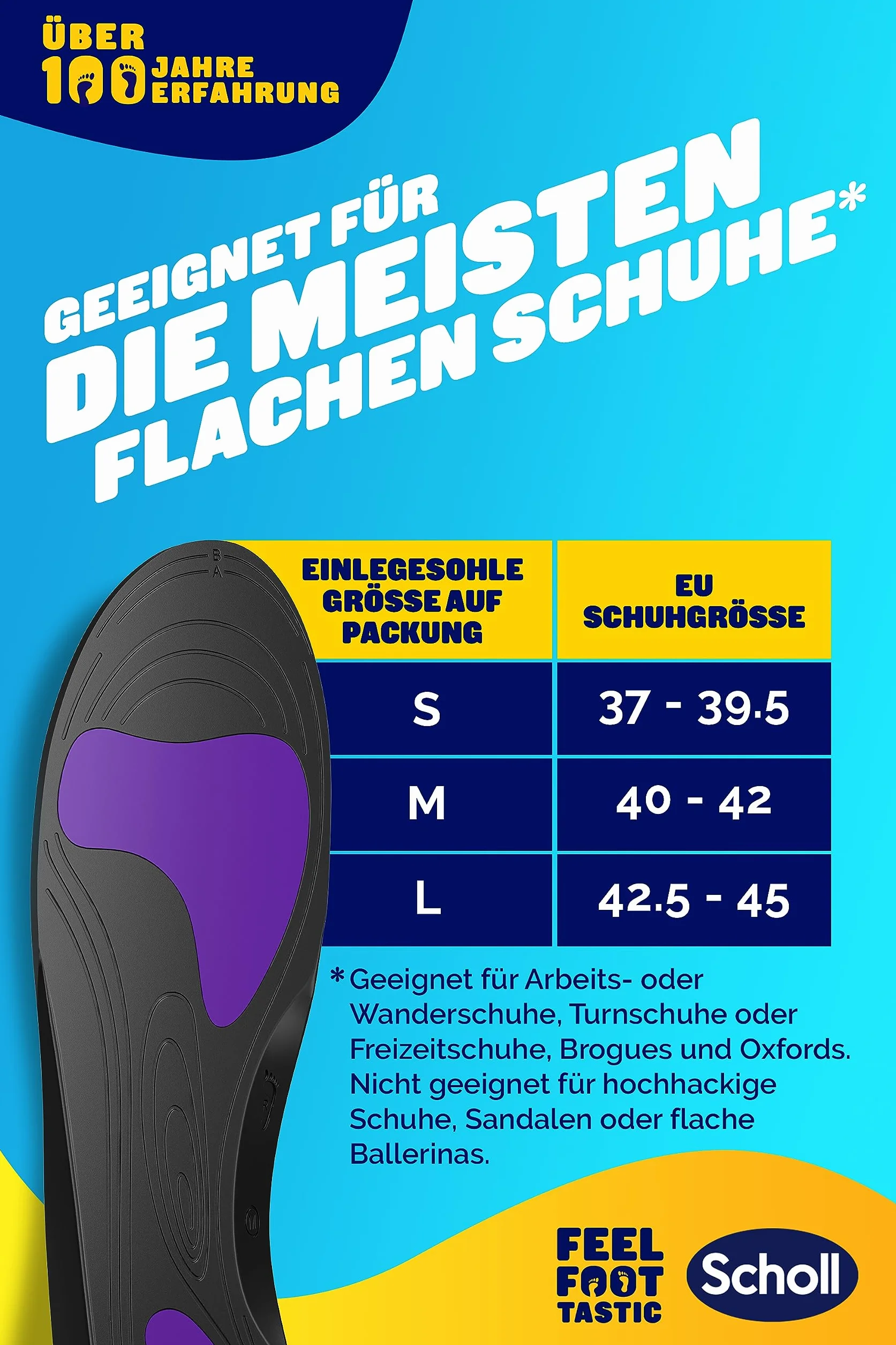 Scholl Plantillas ortopédicas fascitis plantar 1 par talla S 37-39,5