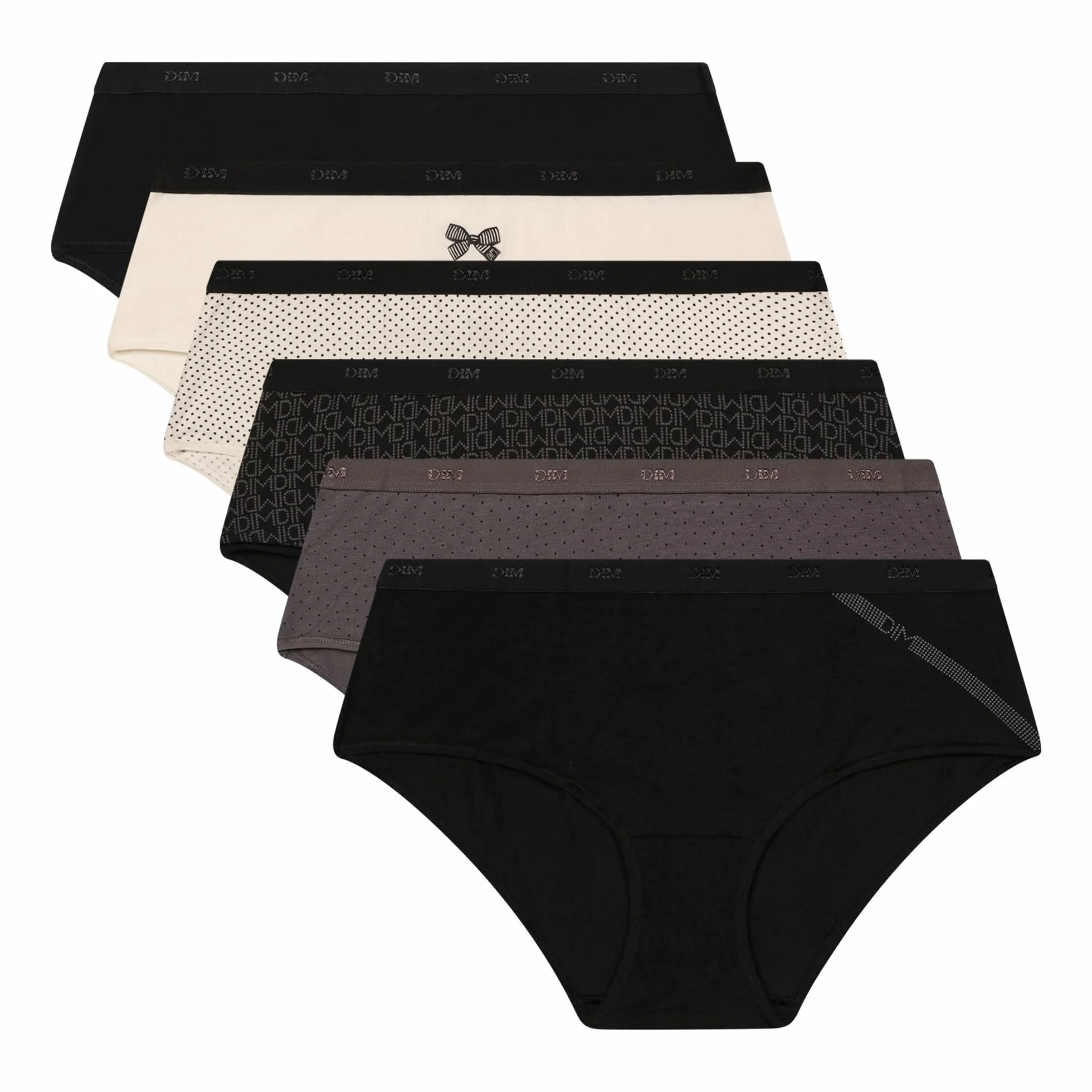 Bóxers Les Pockets Algodón Estampadas Mujer x6