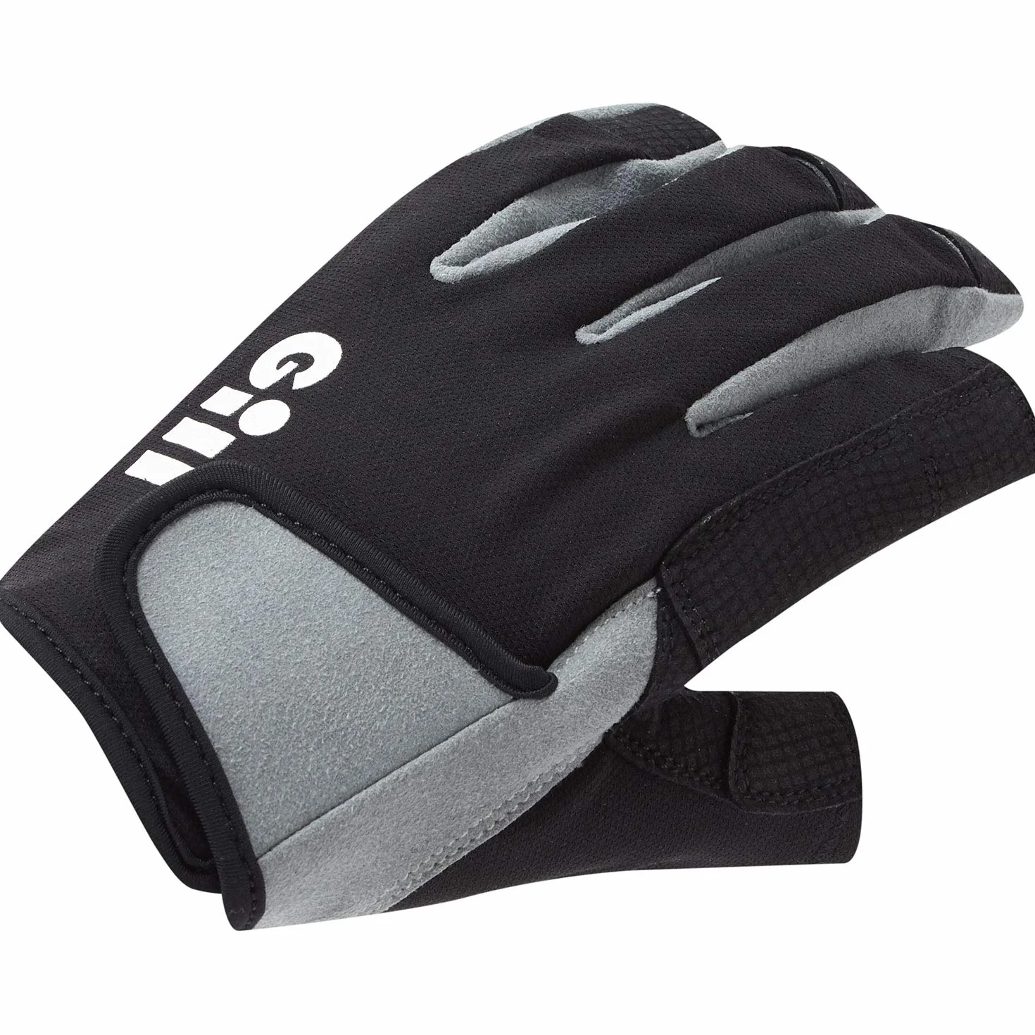Gill Guantes Deckhand Hombre Dedo Largo Negro