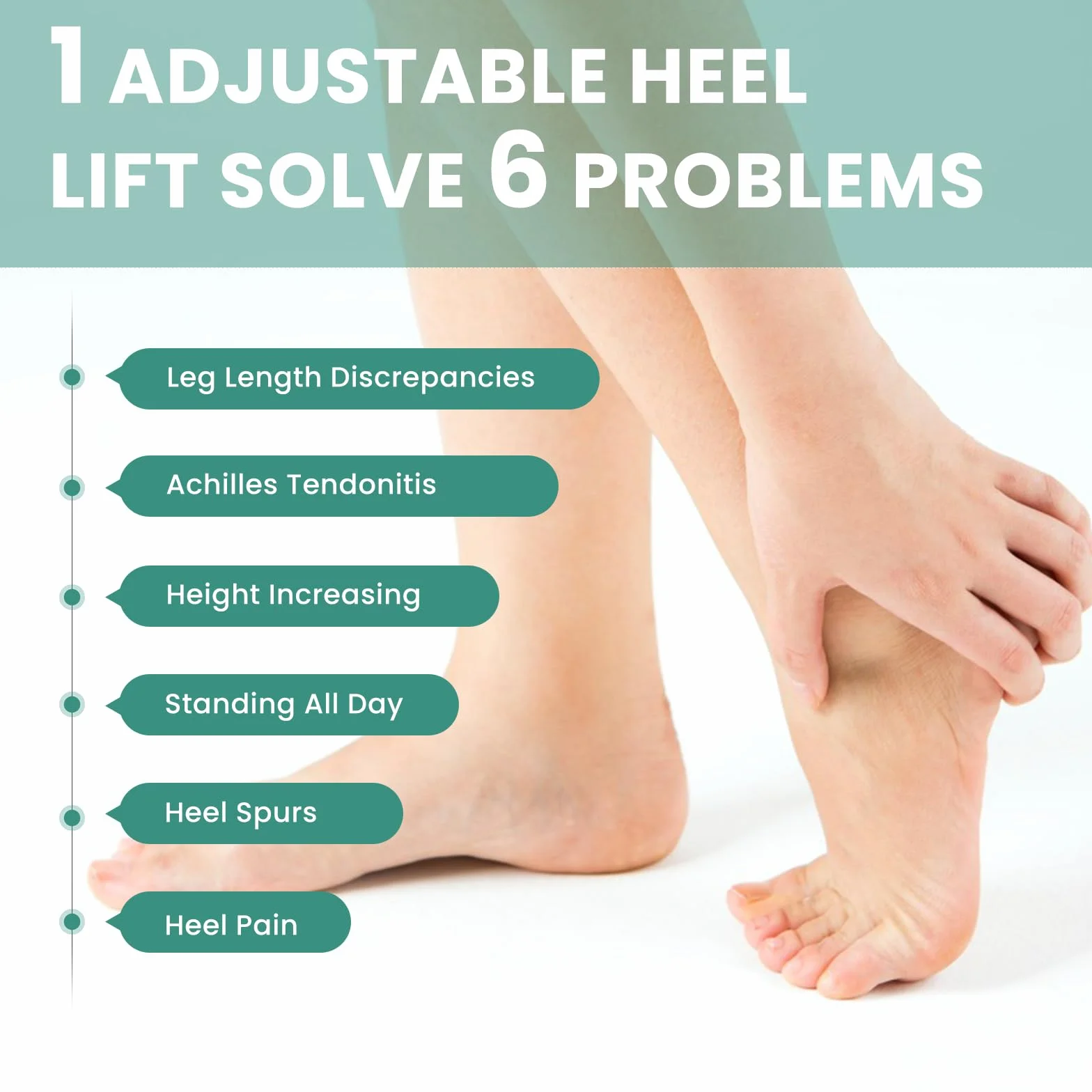 Taloneras Fascitis Plantar Silicona Gel Alivio Dolor Talón Espolones Calcáneos Beige 3 Capas