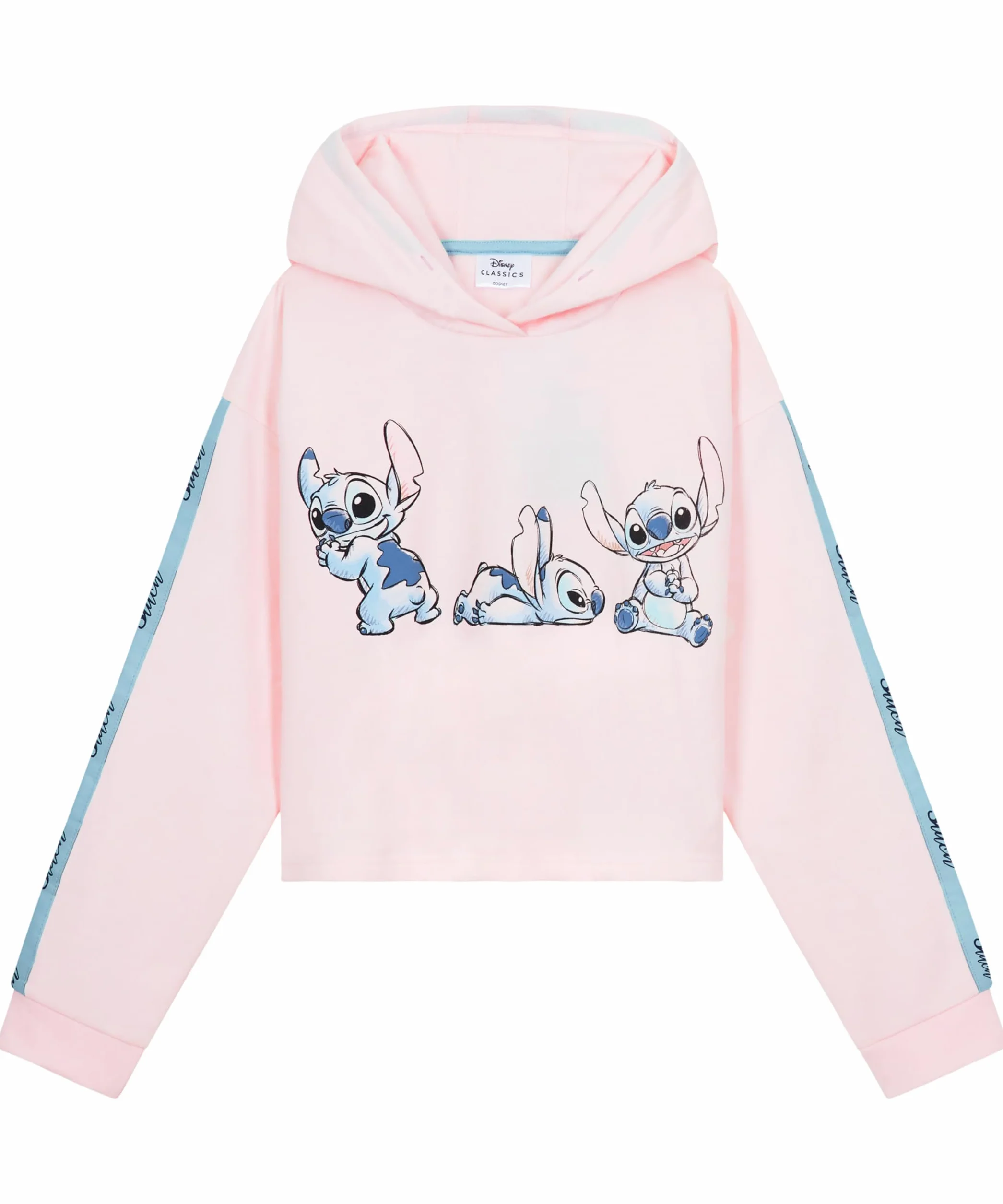 Disney Sudadera Niña Stitch Corta Crop Top Lilo y Stitch 7-14 años