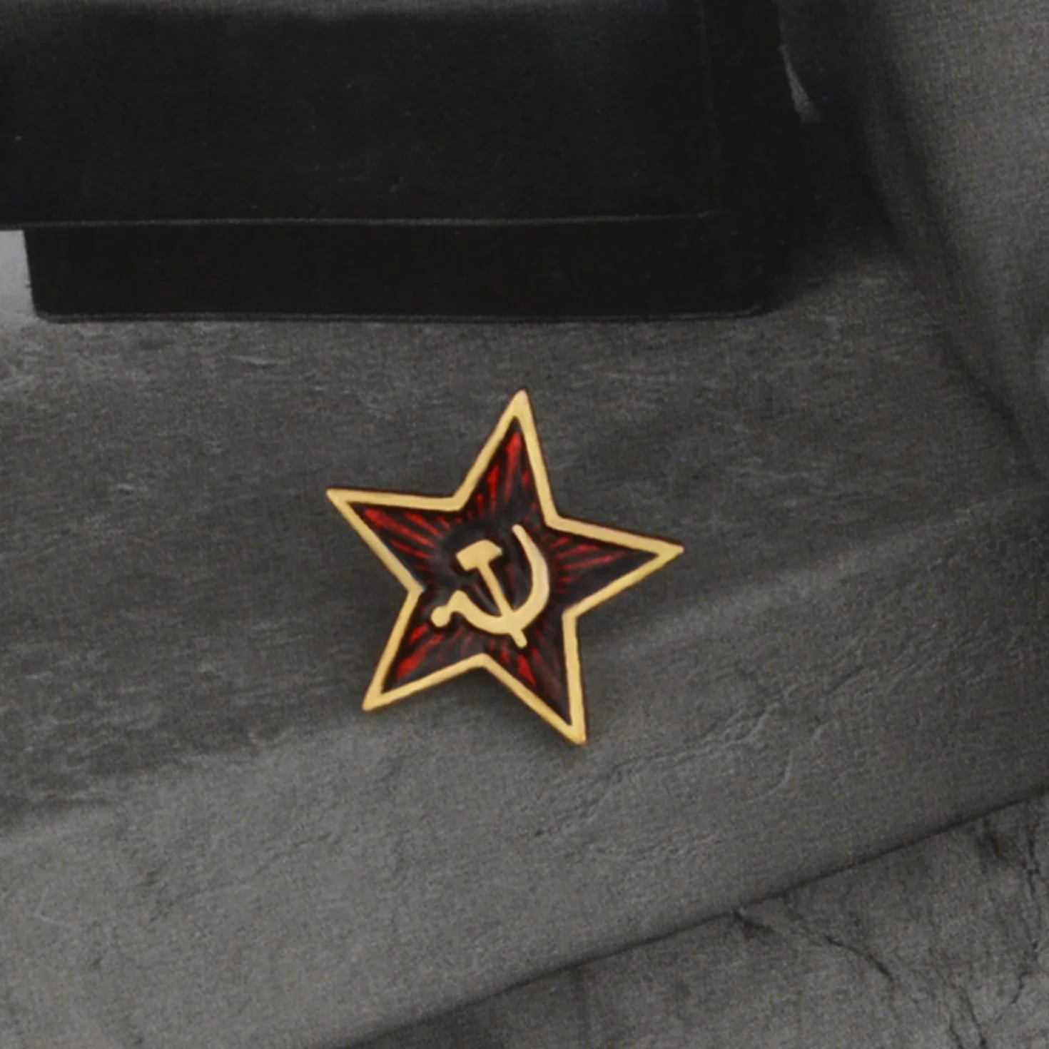 BRACO Pin URSS Broche Comunismo Rojo Pack 2 Pins Insignia comunista estrella roja hoz martillo