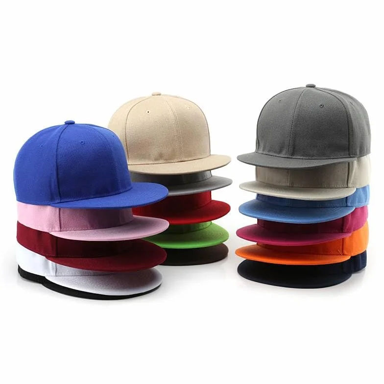 Boolavard Gorra Snapback Visera Plana Estructurada Color Liso Niños Pequeños